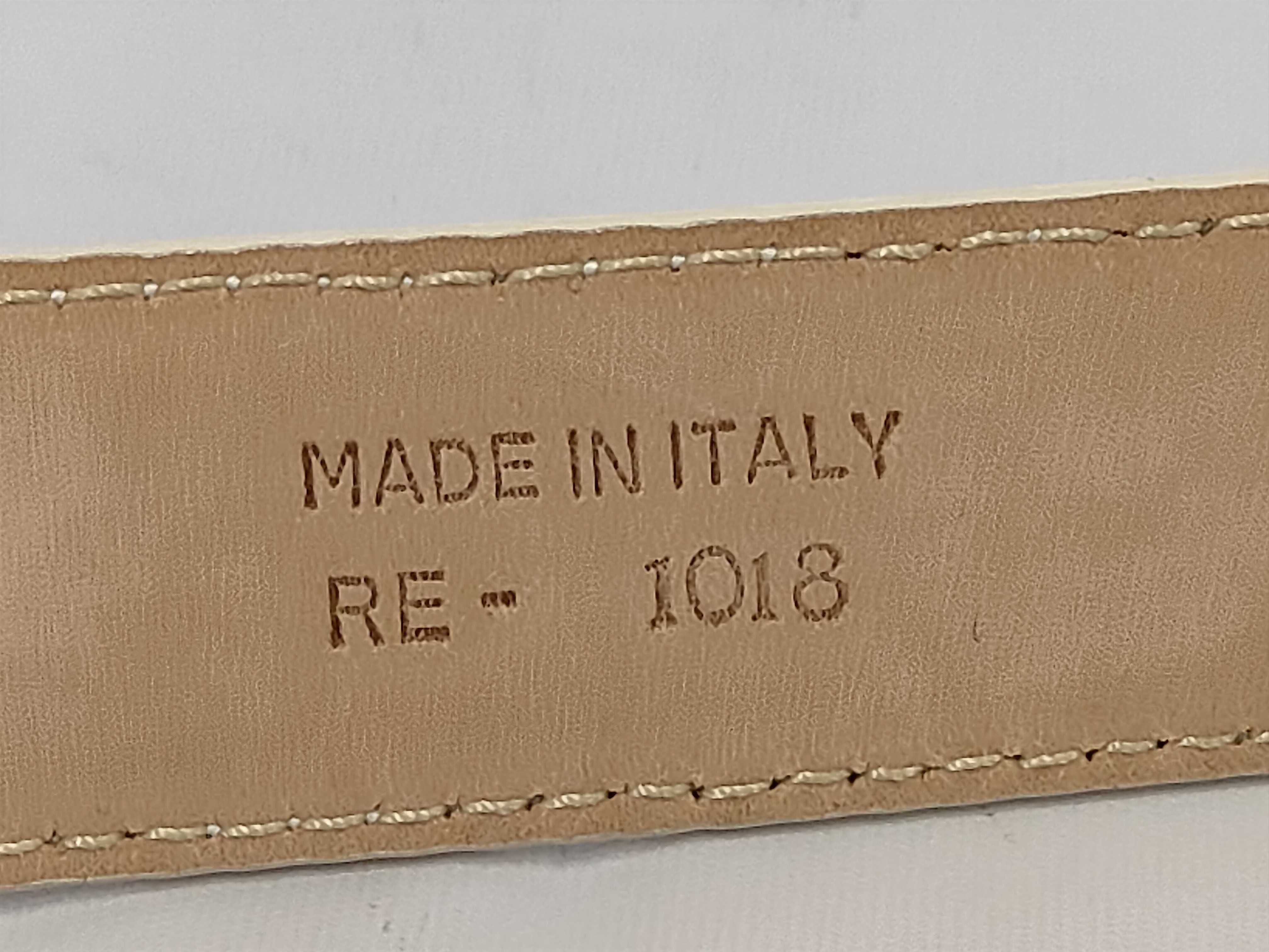 CD logo leather belt — view 6