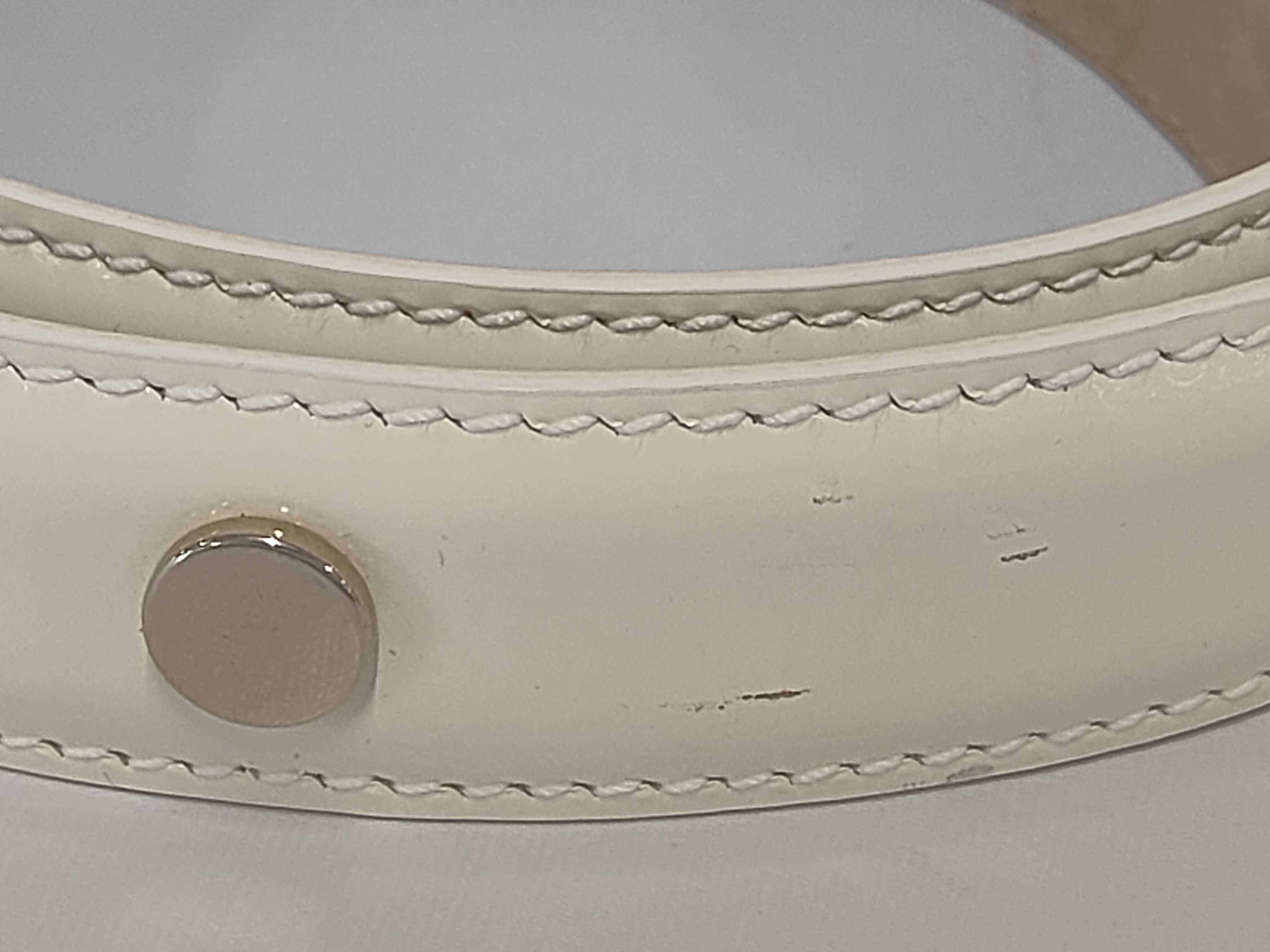 CD logo leather belt — view 7