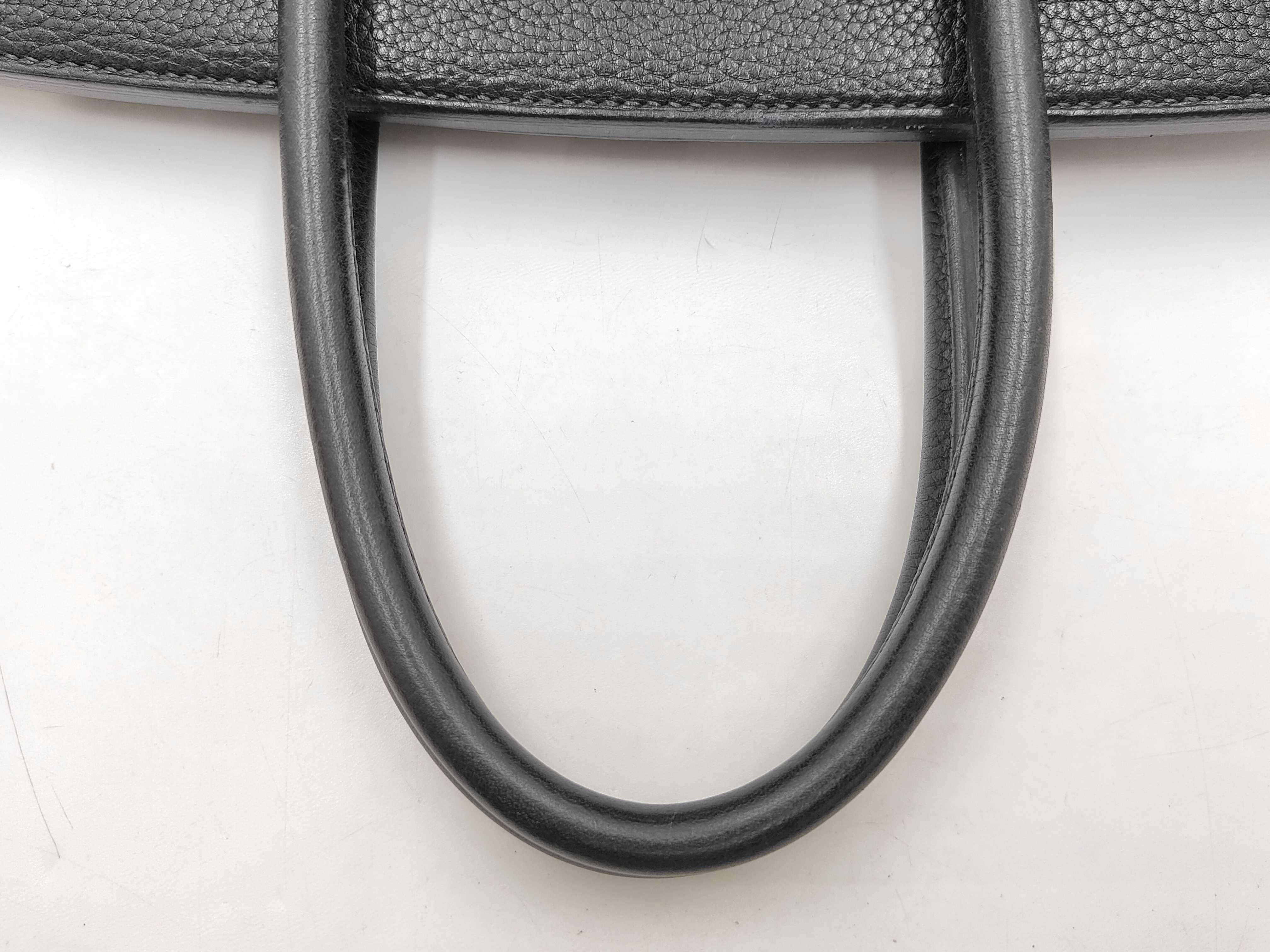 Birkin 35 Black ??L Silver Hardware Handbag — view 3