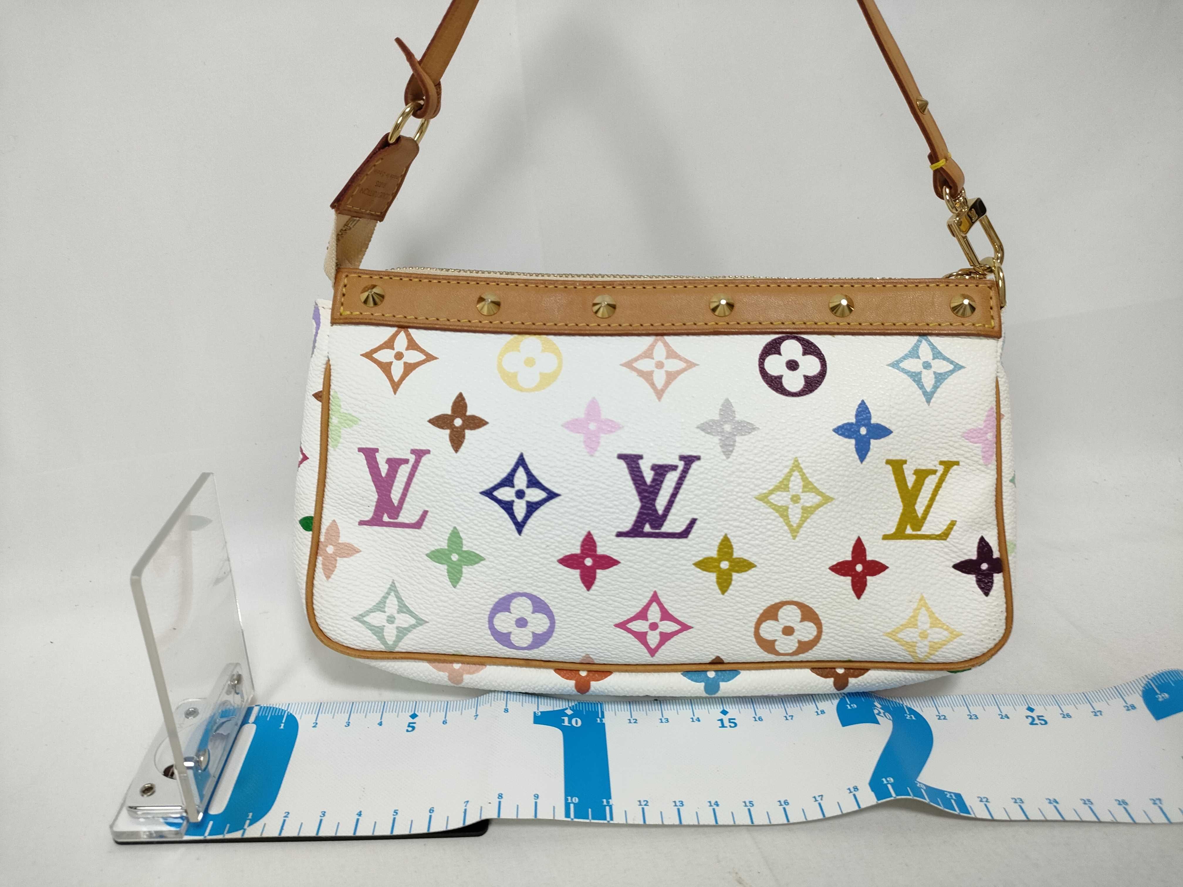 Monogram Multicolor Louis Vuitton Monogram Multicolor Pochette Accessoires Accessory Pouch M92649 Pouch — view 2