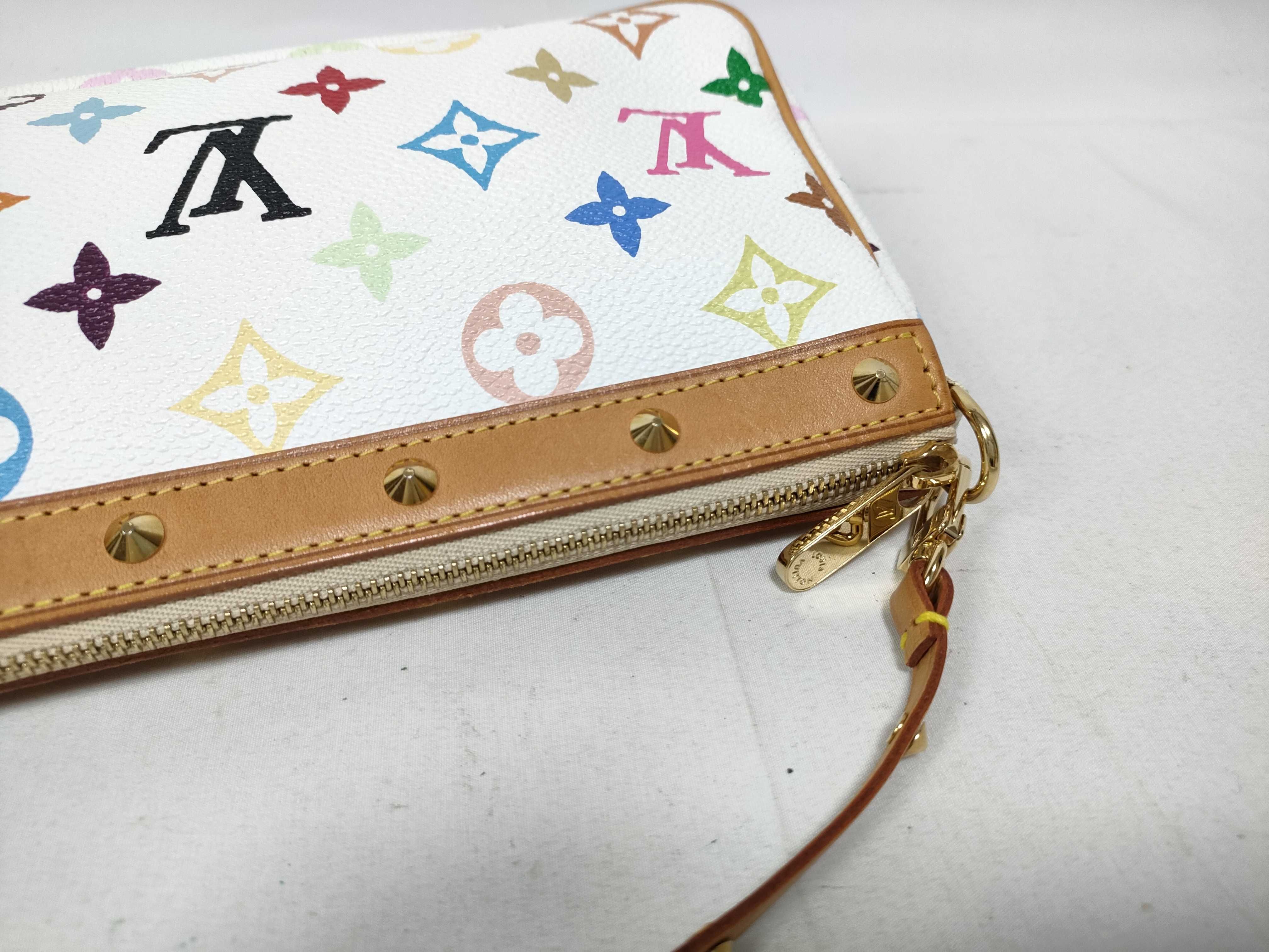Monogram Multicolor Louis Vuitton Monogram Multicolor Pochette Accessoires Accessory Pouch M92649 Pouch — view 11