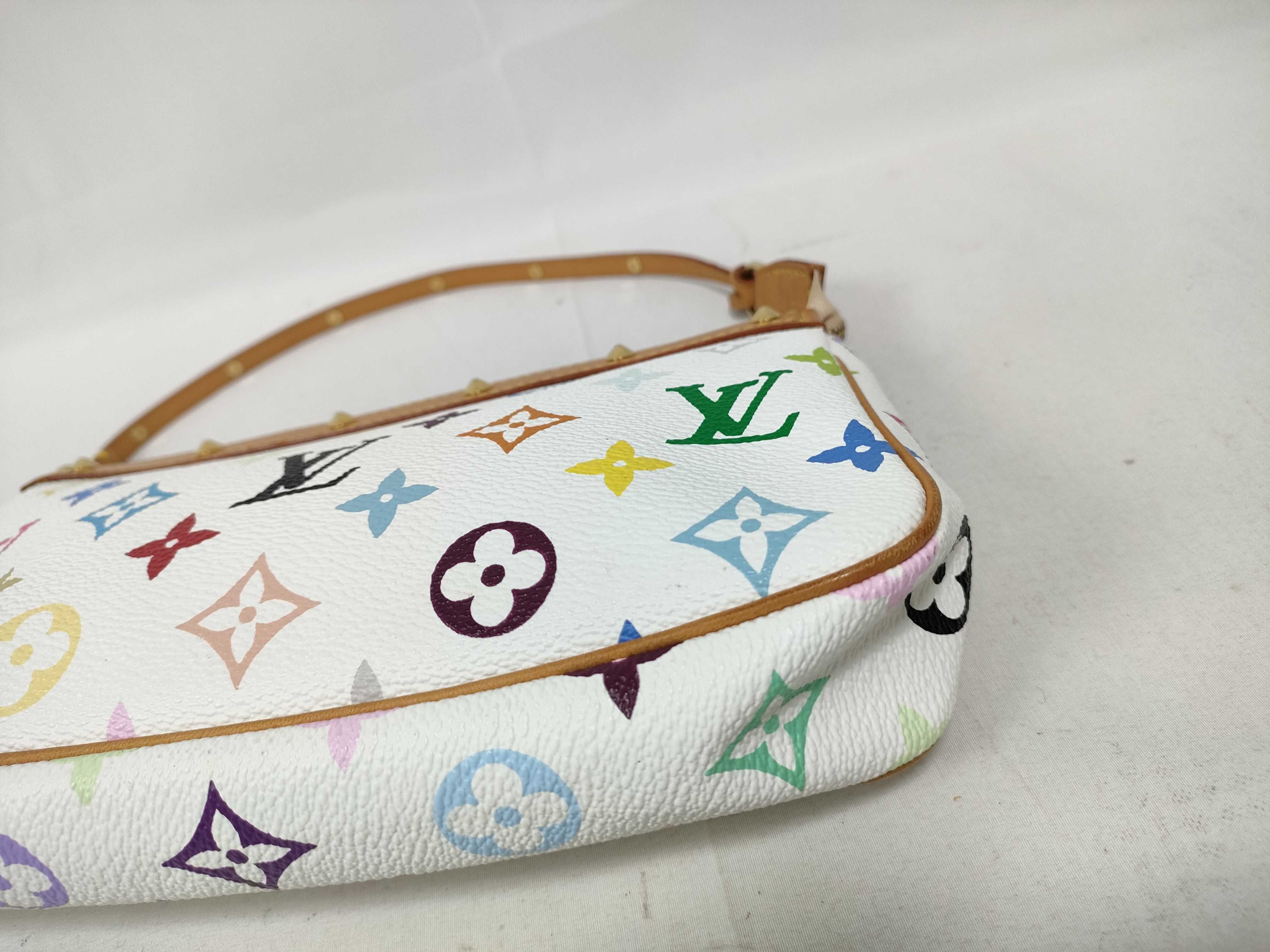 Monogram Multicolor Louis Vuitton Monogram Multicolor Pochette Accessoires Accessory Pouch M92649 Pouch — view 4