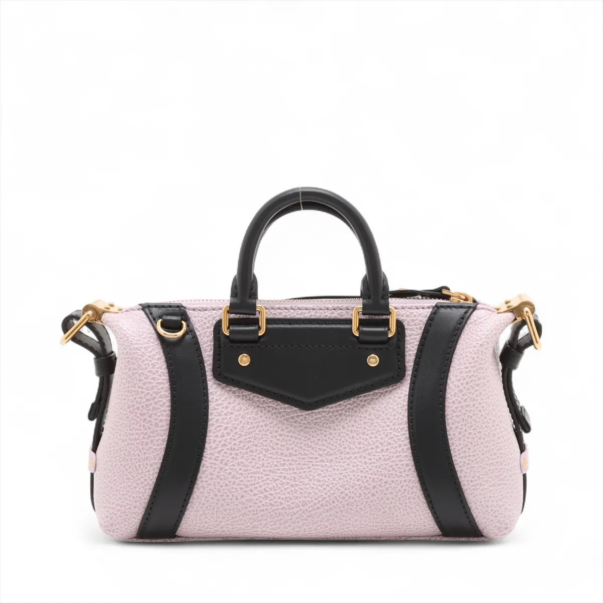 LV Logo x Leather Biker Nano M28141 Purple x Black RFID reaction available — view 2