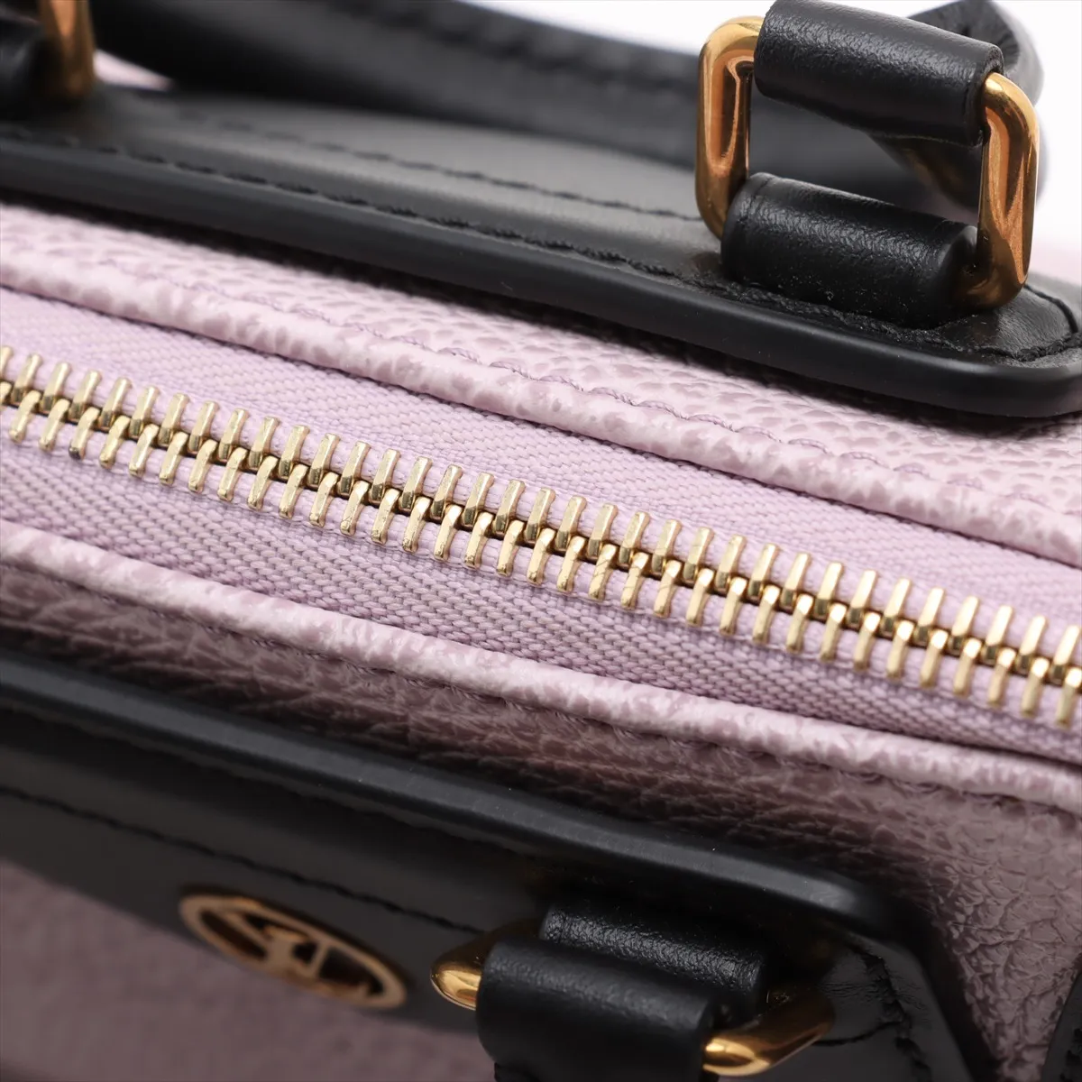 LV Logo x Leather Biker Nano M28141 Purple x Black RFID reaction available — view 12