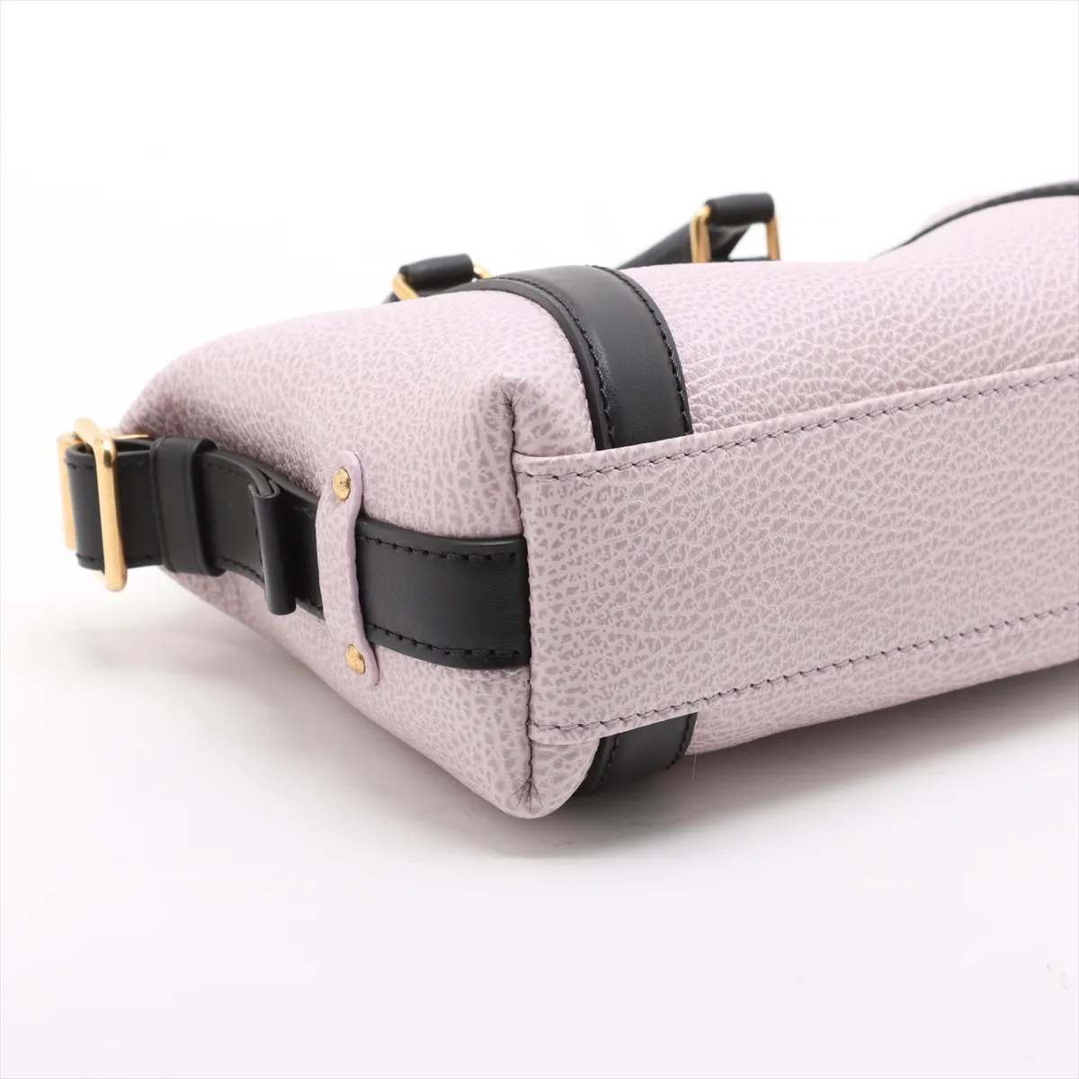 LV Logo x Leather Biker Nano M28141 Purple x Black RFID reaction available — view 4
