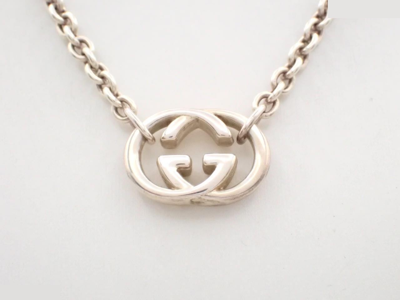 Interlocking G Ag925/26.2g Necklace Chain approx. 38cm