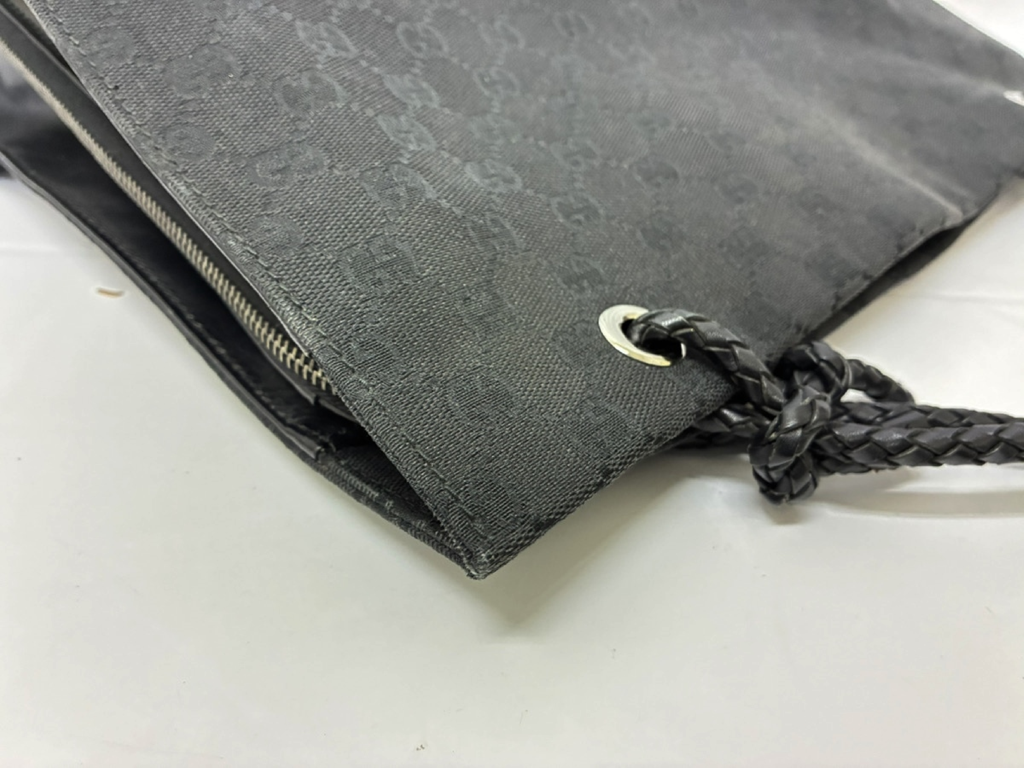 GG Canvas Tote 109140 Black Tote Bag — view 5