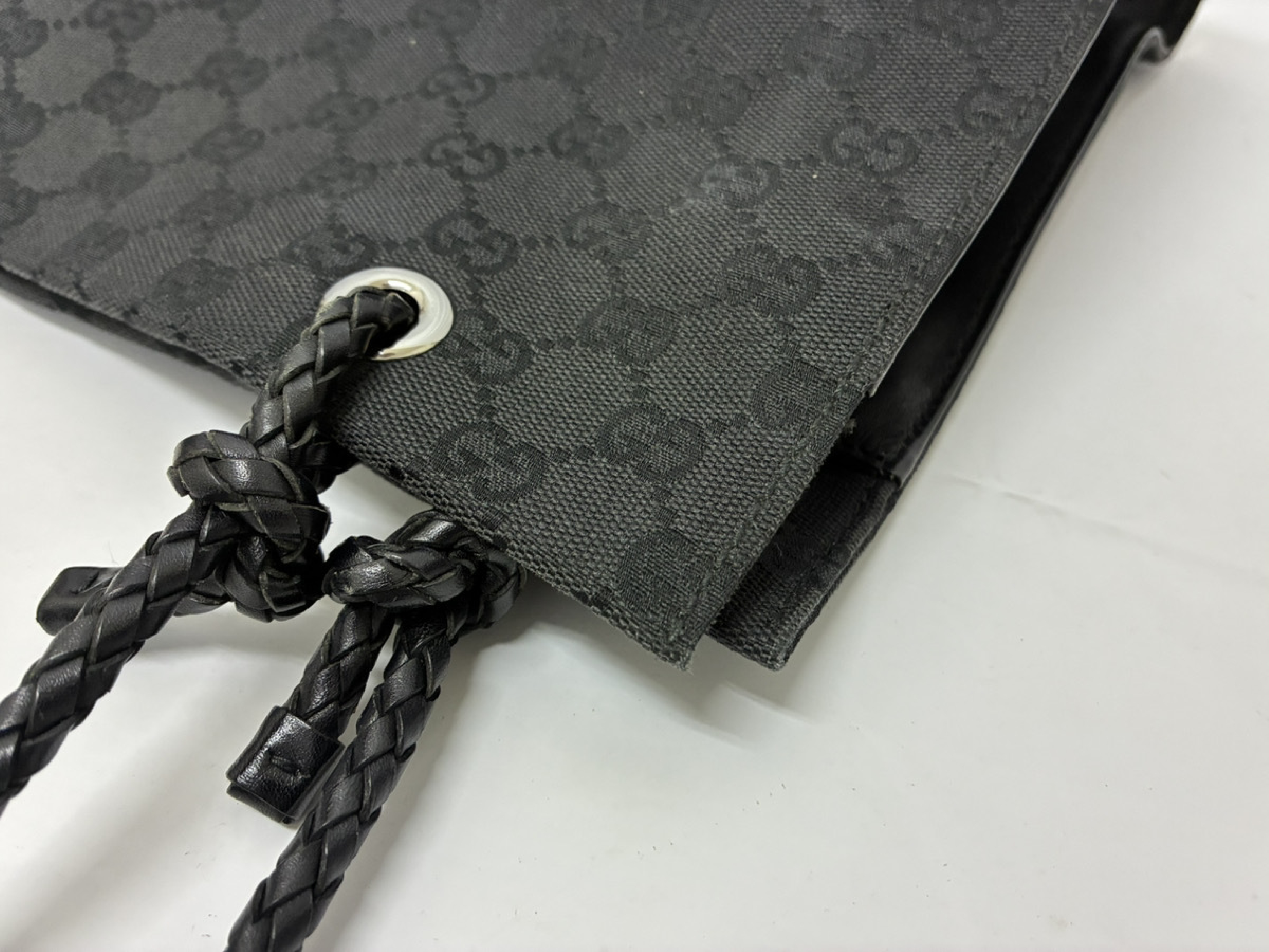 GG Canvas Tote 109140 Black Tote Bag — view 6