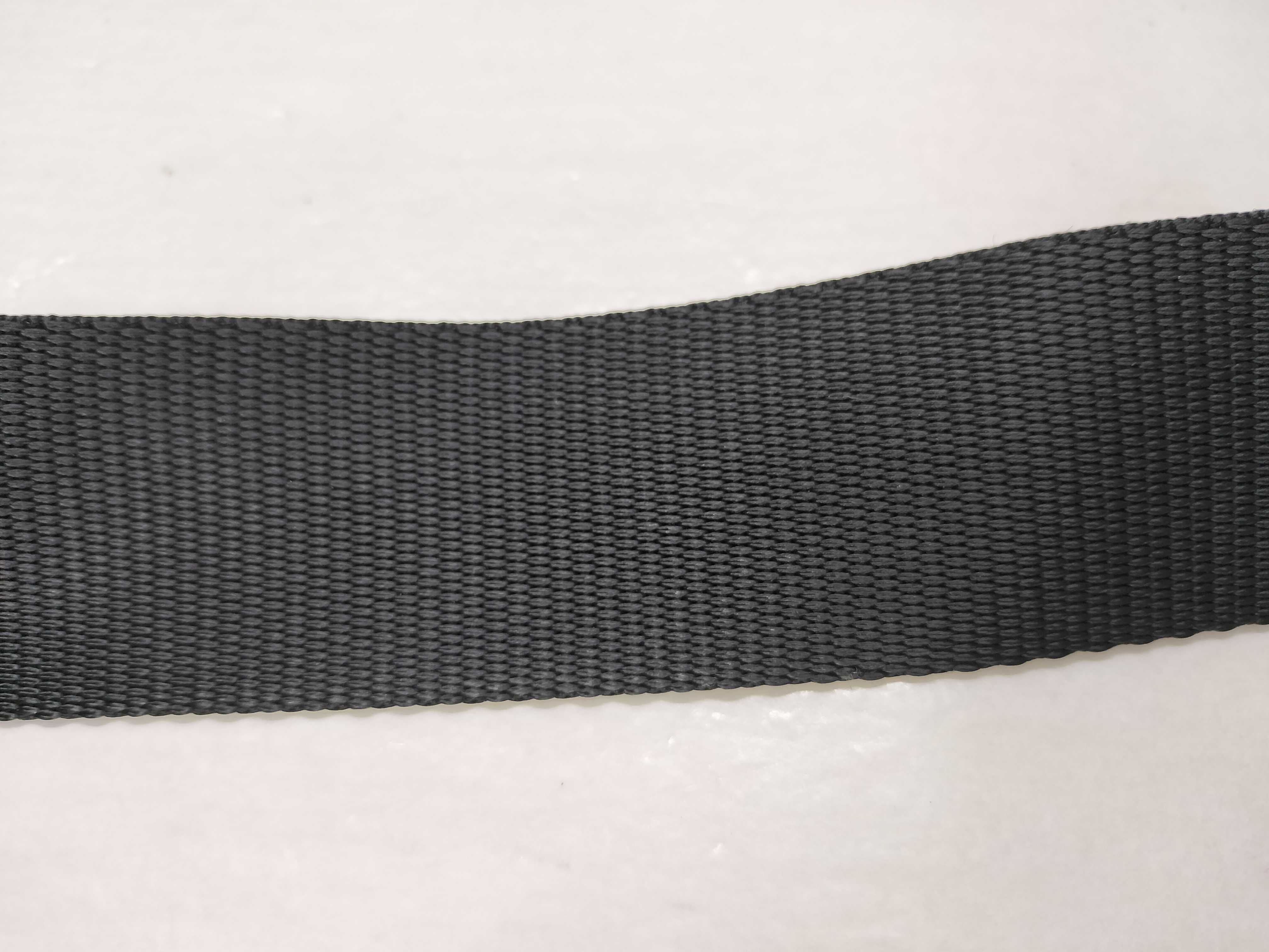 Nylon Shoulder Bag, Black, Triangle Logo — view 4