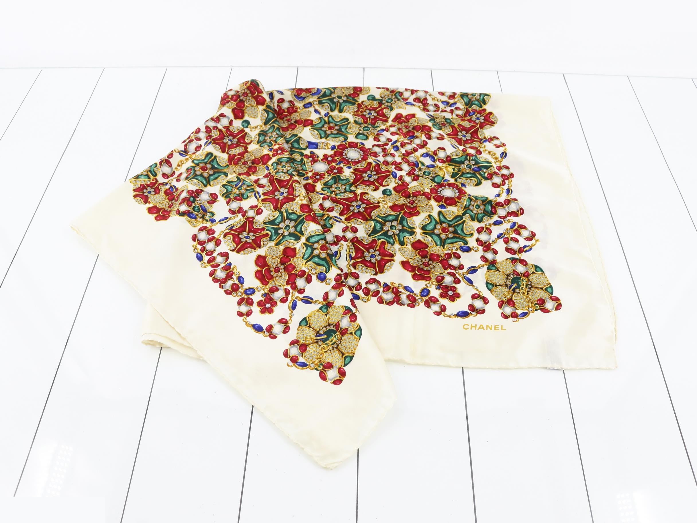 scarf with tags — view 3