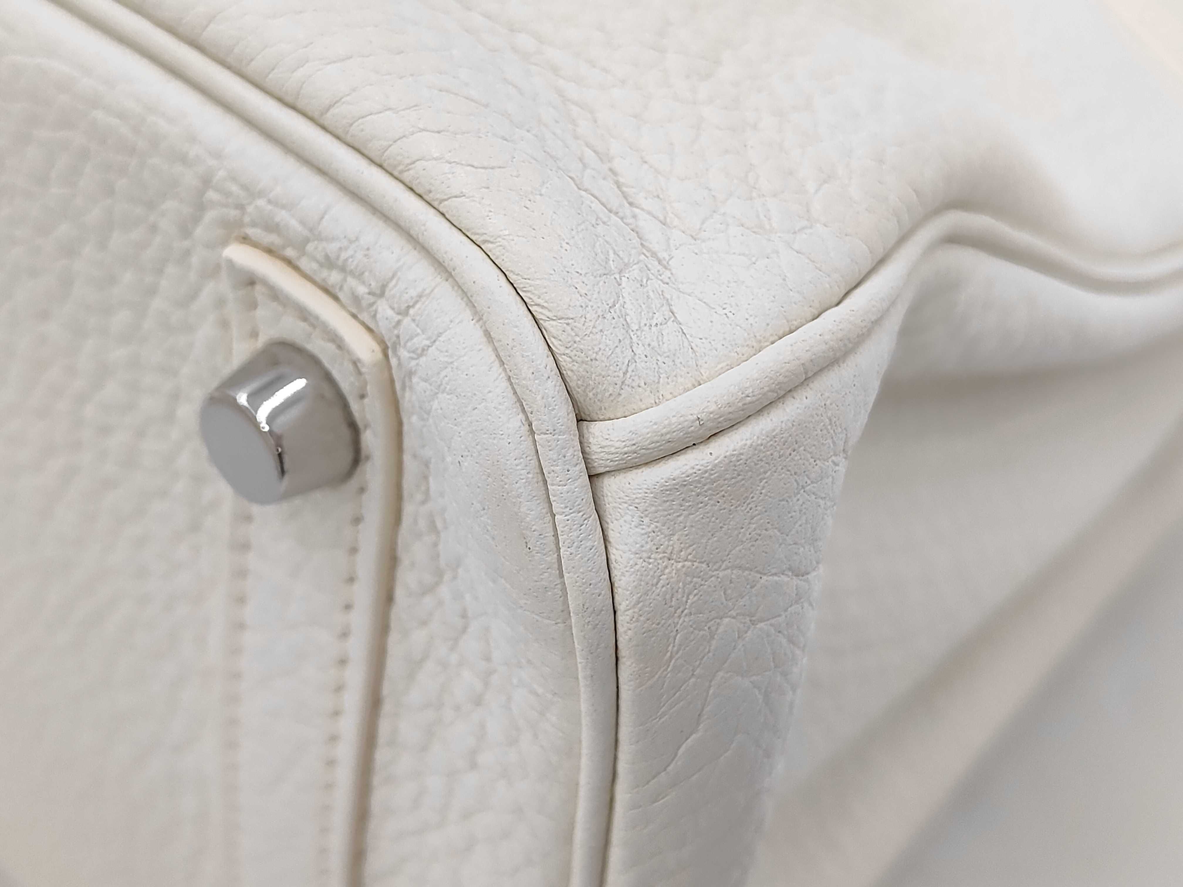 Birkin 30 L White Handbag — view 3
