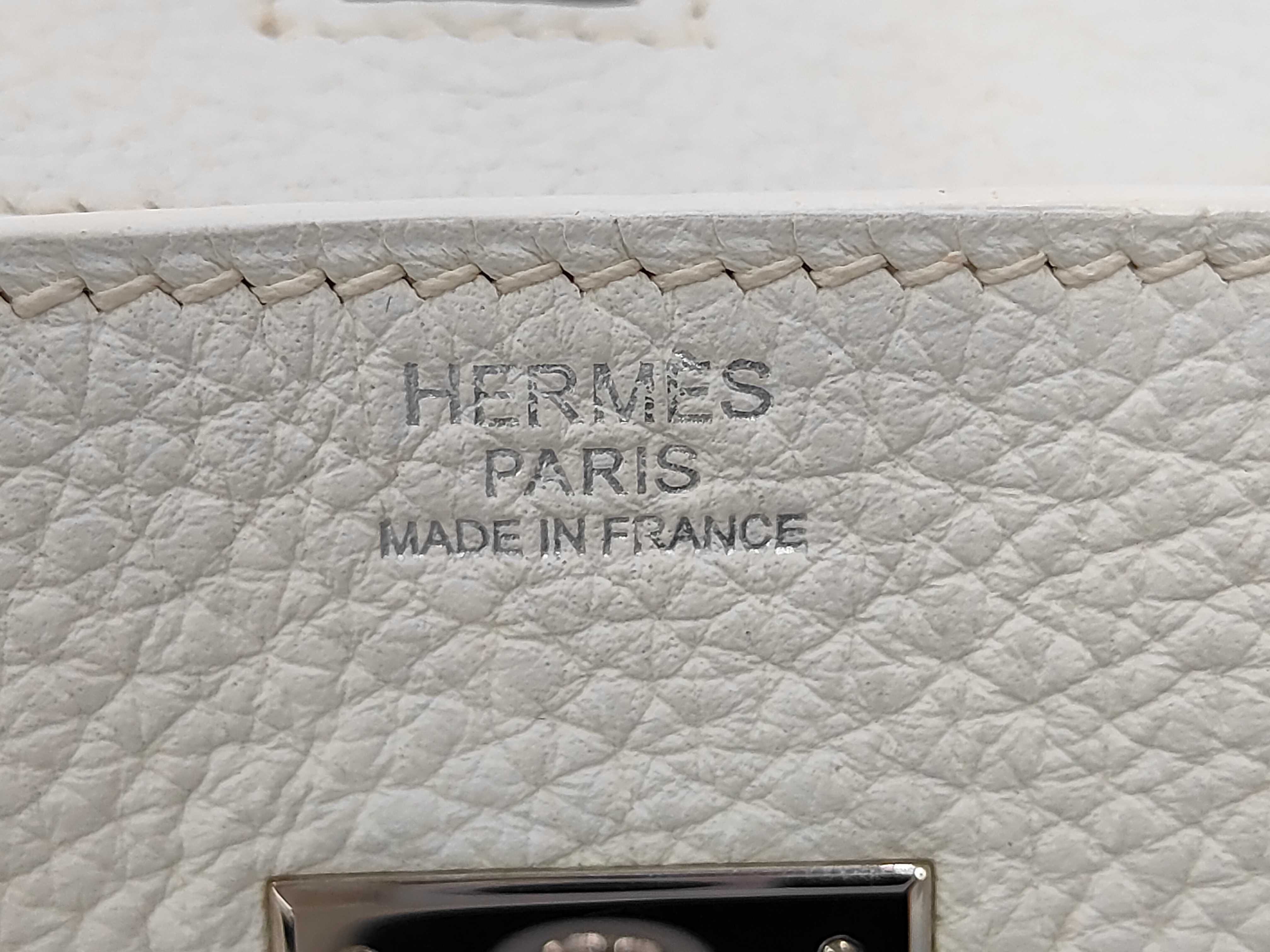 Birkin 30 L White Handbag — view 10