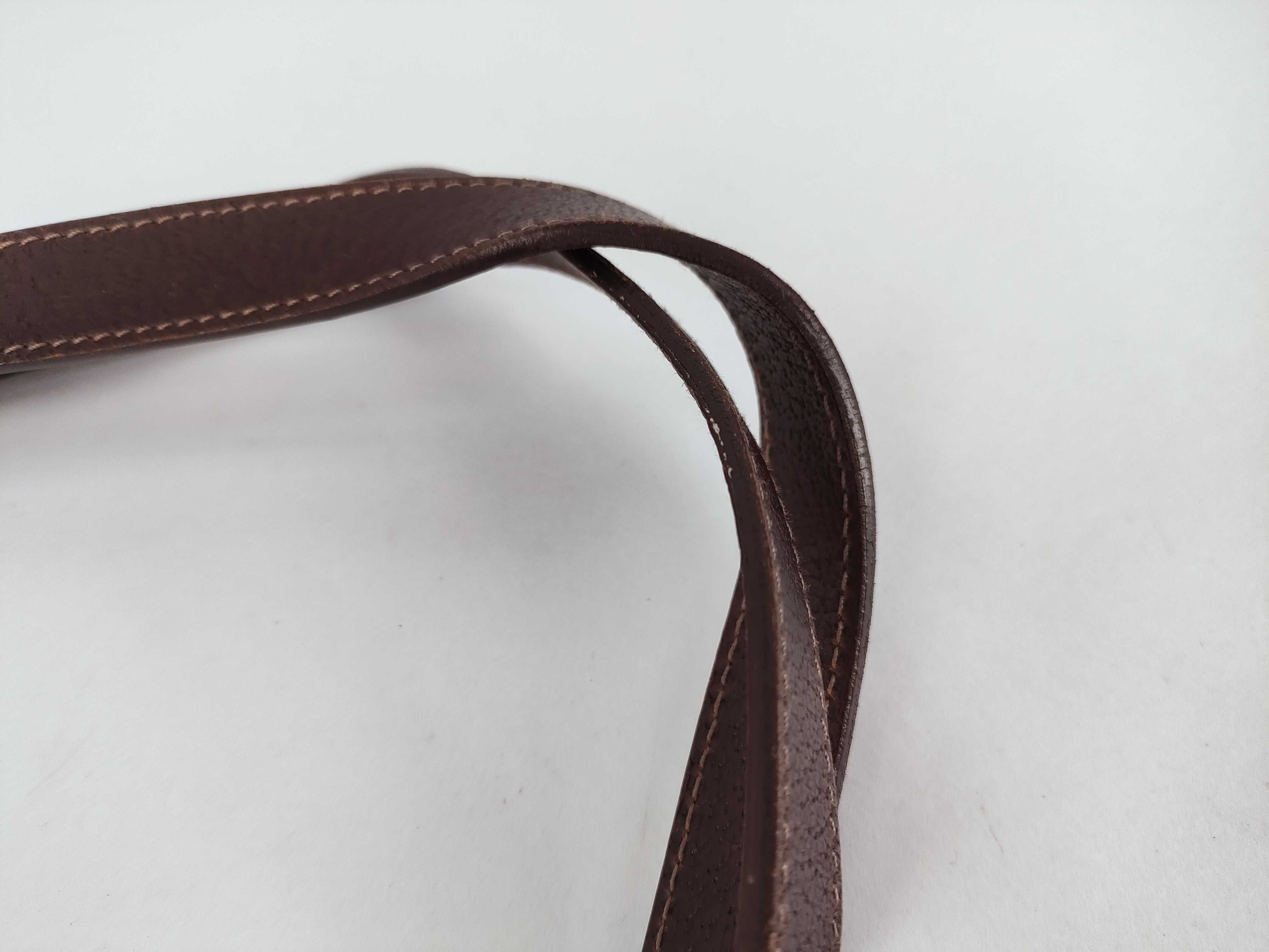 handbag, one-shoulder style, leather and canvas, GG pattern. — view 4