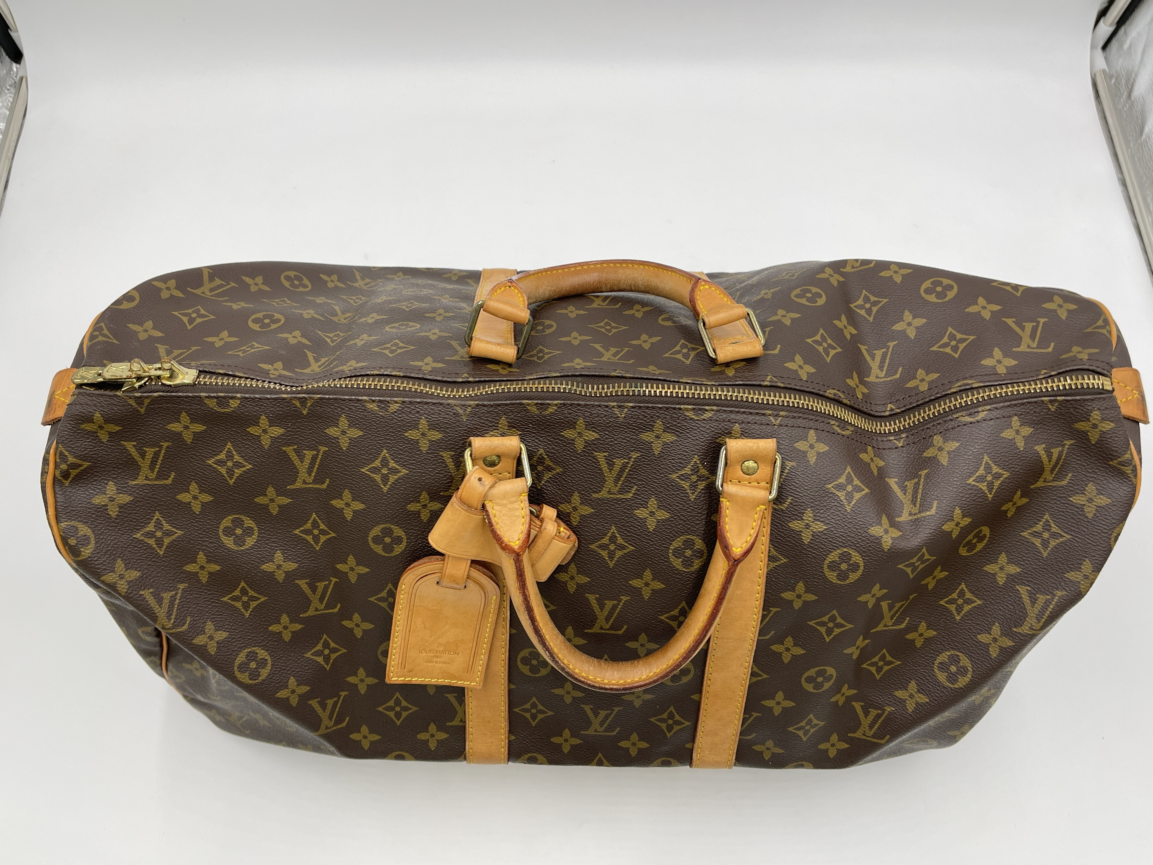 Monogram Keepall 55 M41424 MI8904 Boston Bag — view 3