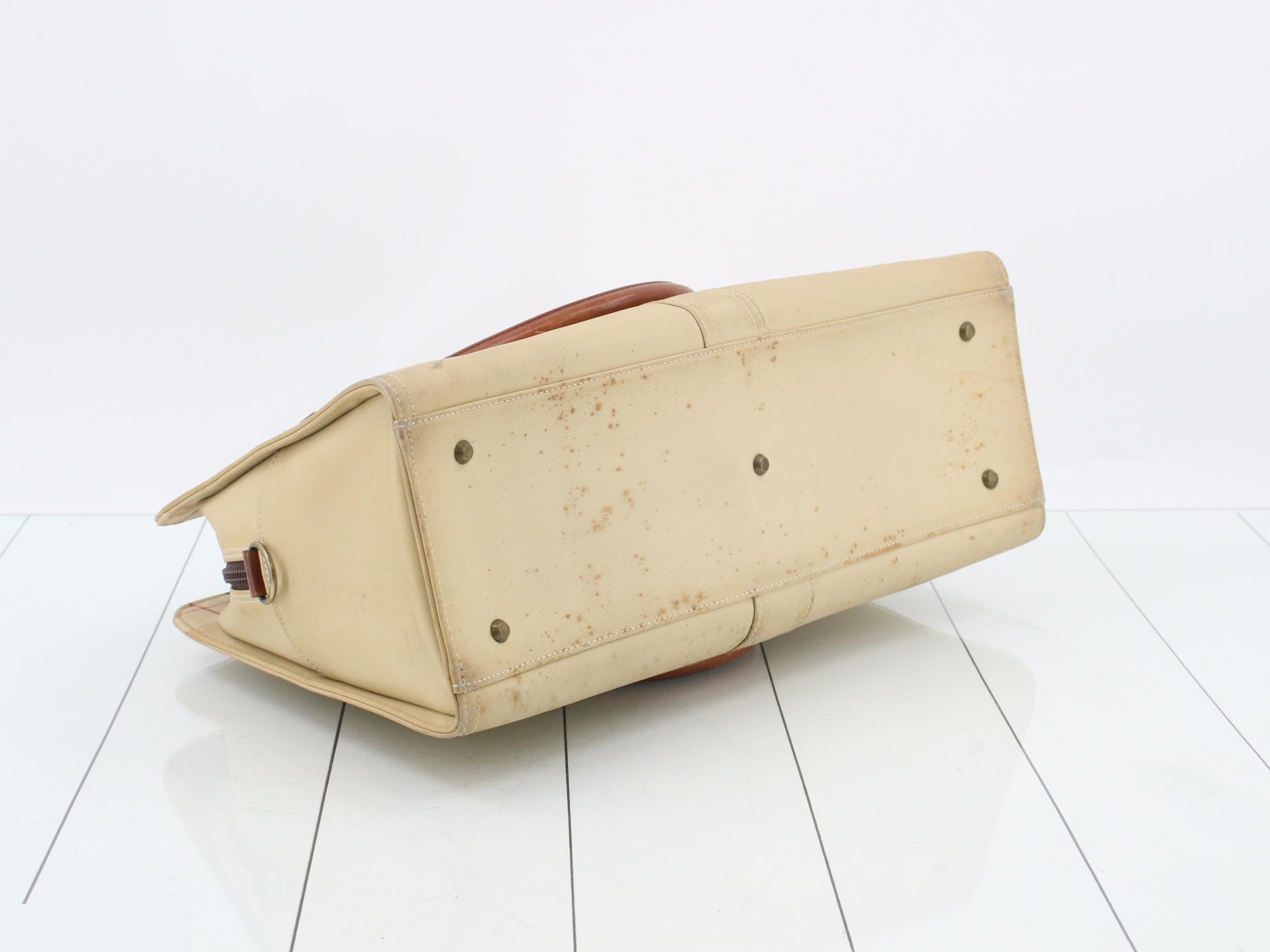 Nova Check Leather Handbag — view 5