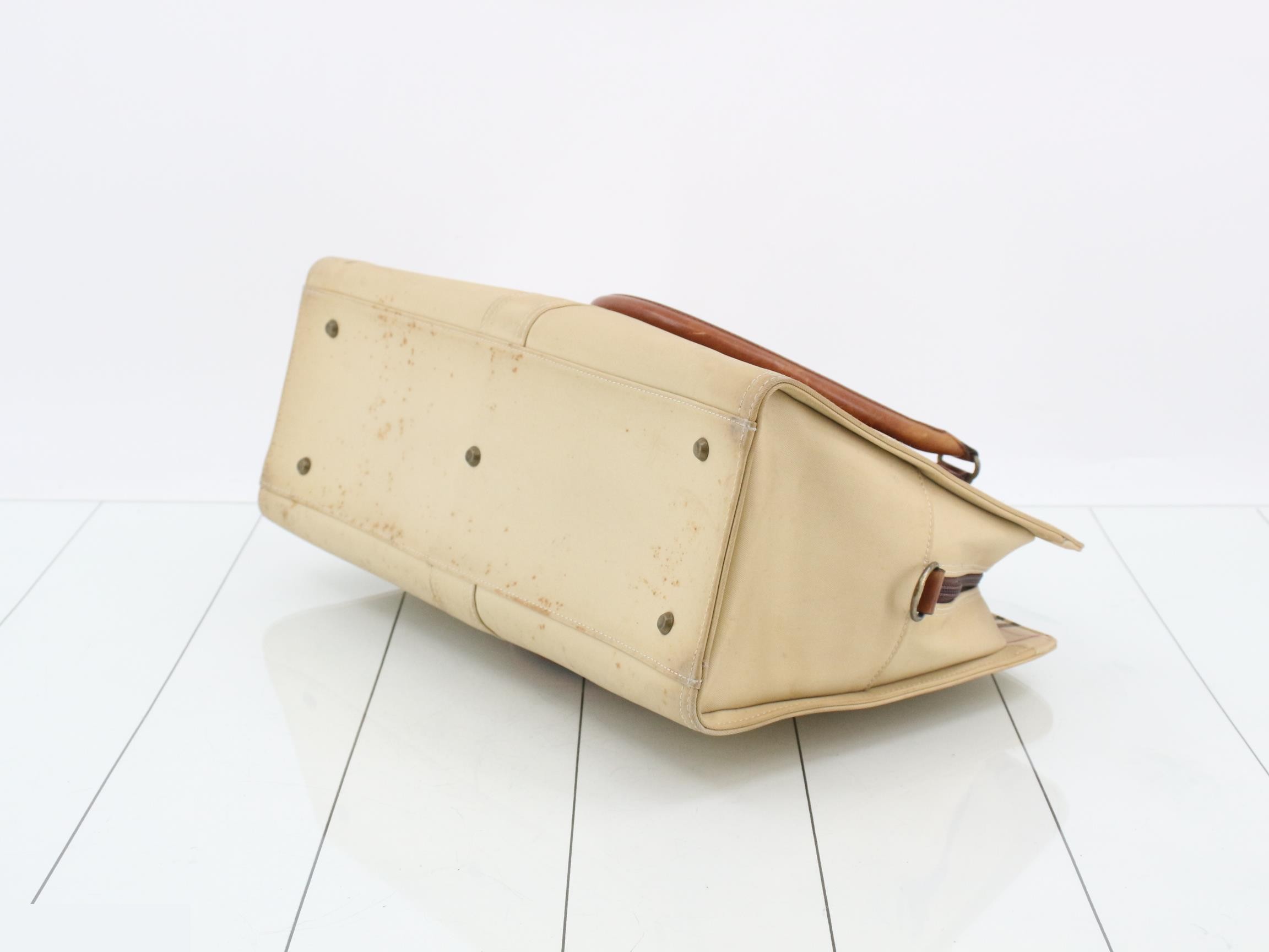 Nova Check Leather Handbag — view 6