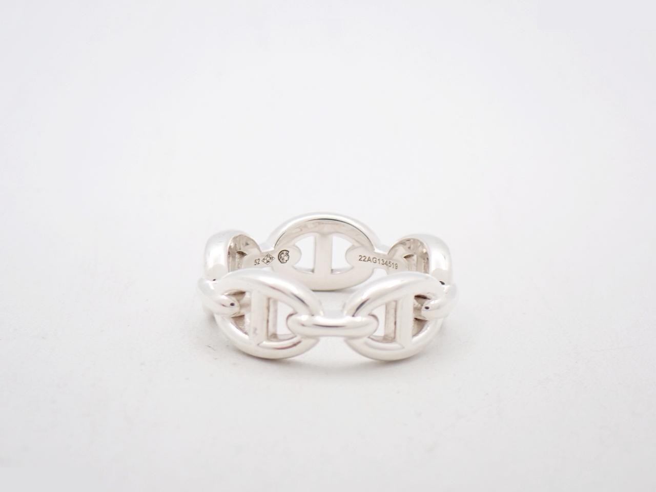 Ag925 Chaine d'Ancre Enchainée Ring, 5.6g, Stamped 52 — view 2