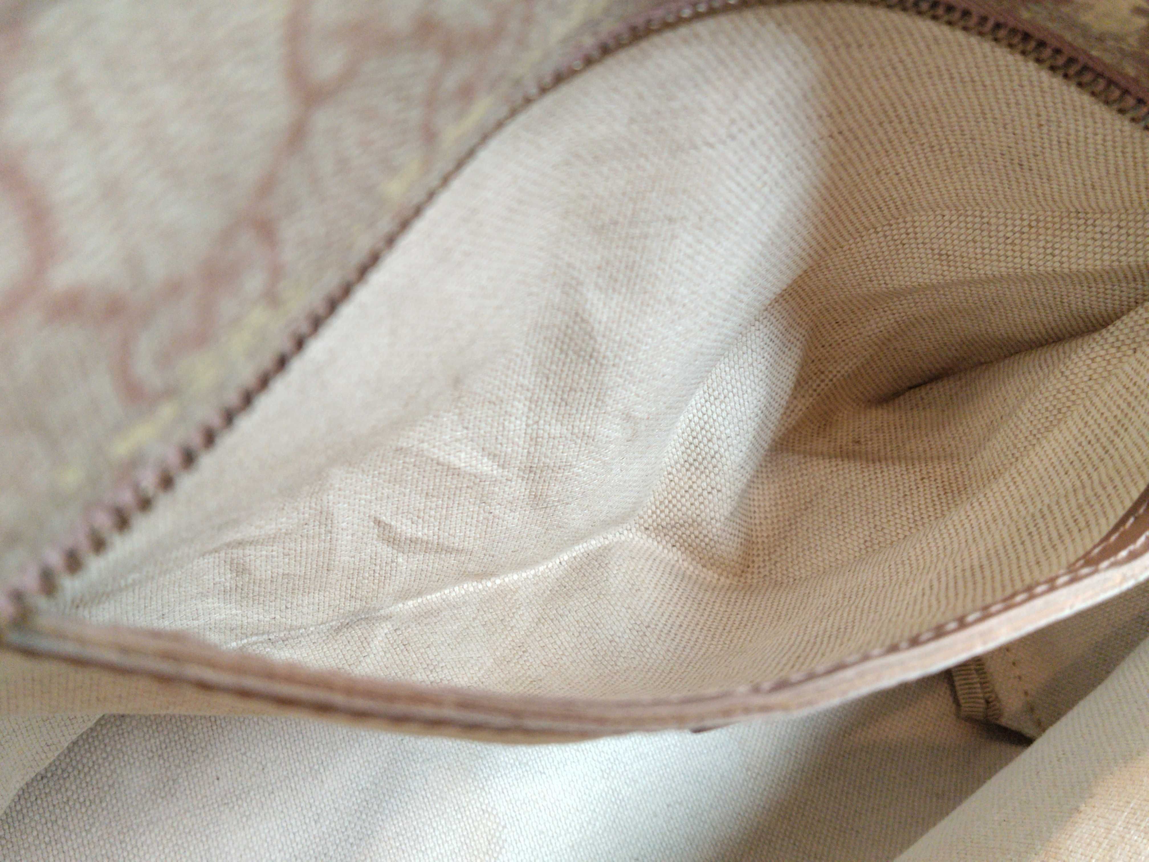 GG Supreme ID-GG Supreme PVC & Cowhide Tote Bag Beige x Pink 211138 Tote Bag — view 12