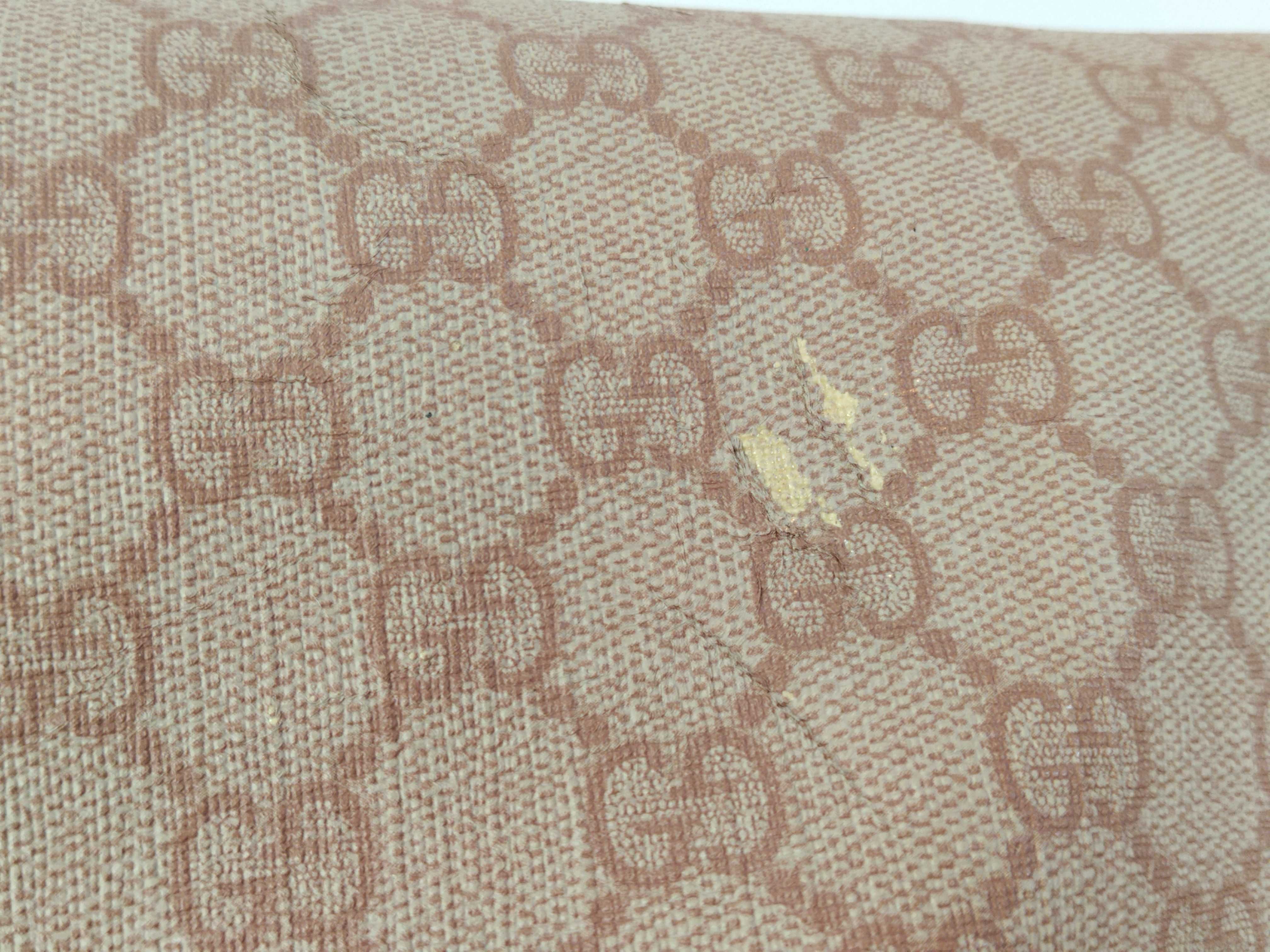 GG Supreme ID-GG Supreme PVC & Cowhide Tote Bag Beige x Pink 211138 Tote Bag — view 13
