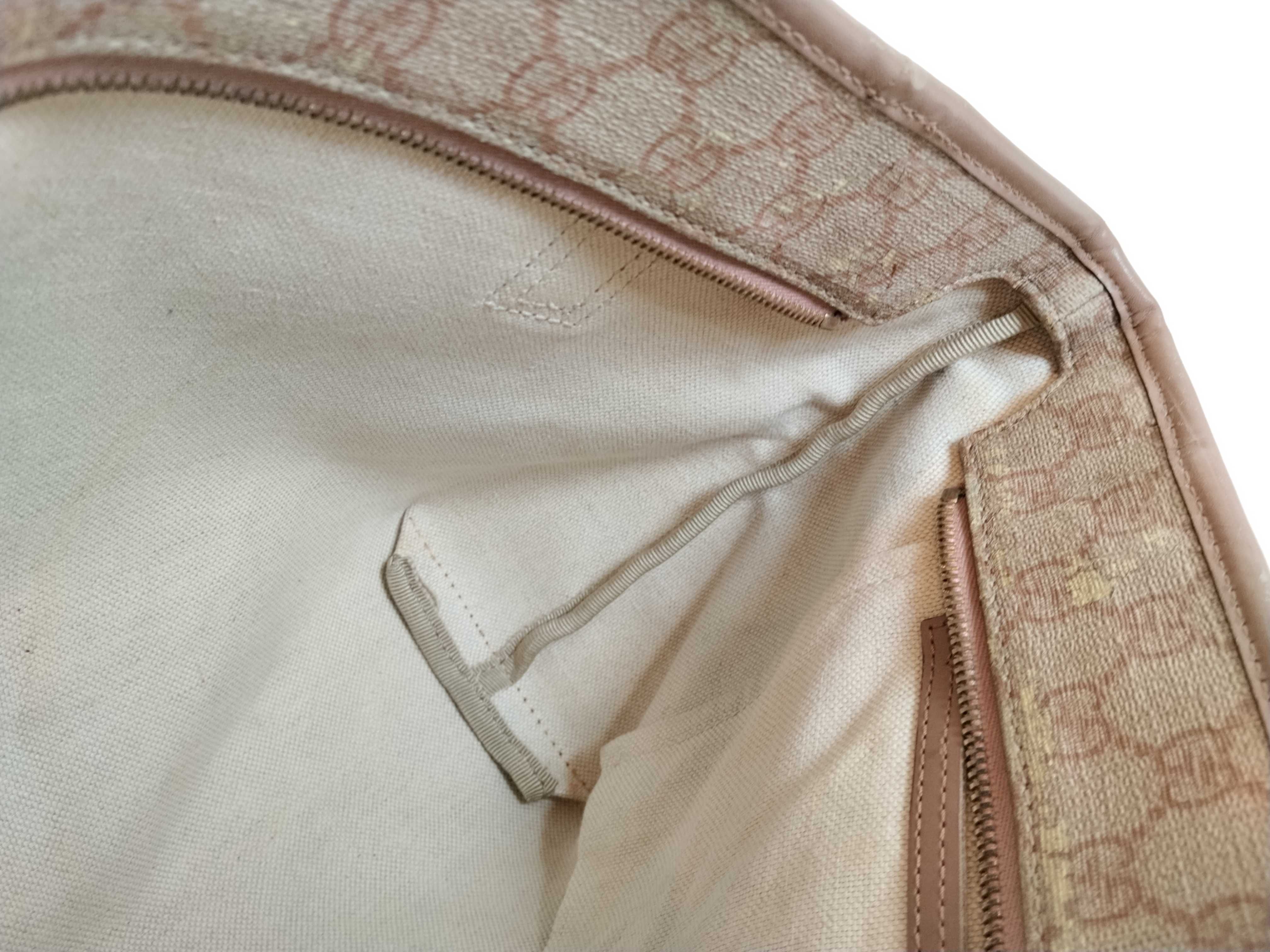 GG Supreme ID-GG Supreme PVC & Cowhide Tote Bag Beige x Pink 211138 Tote Bag — view 10