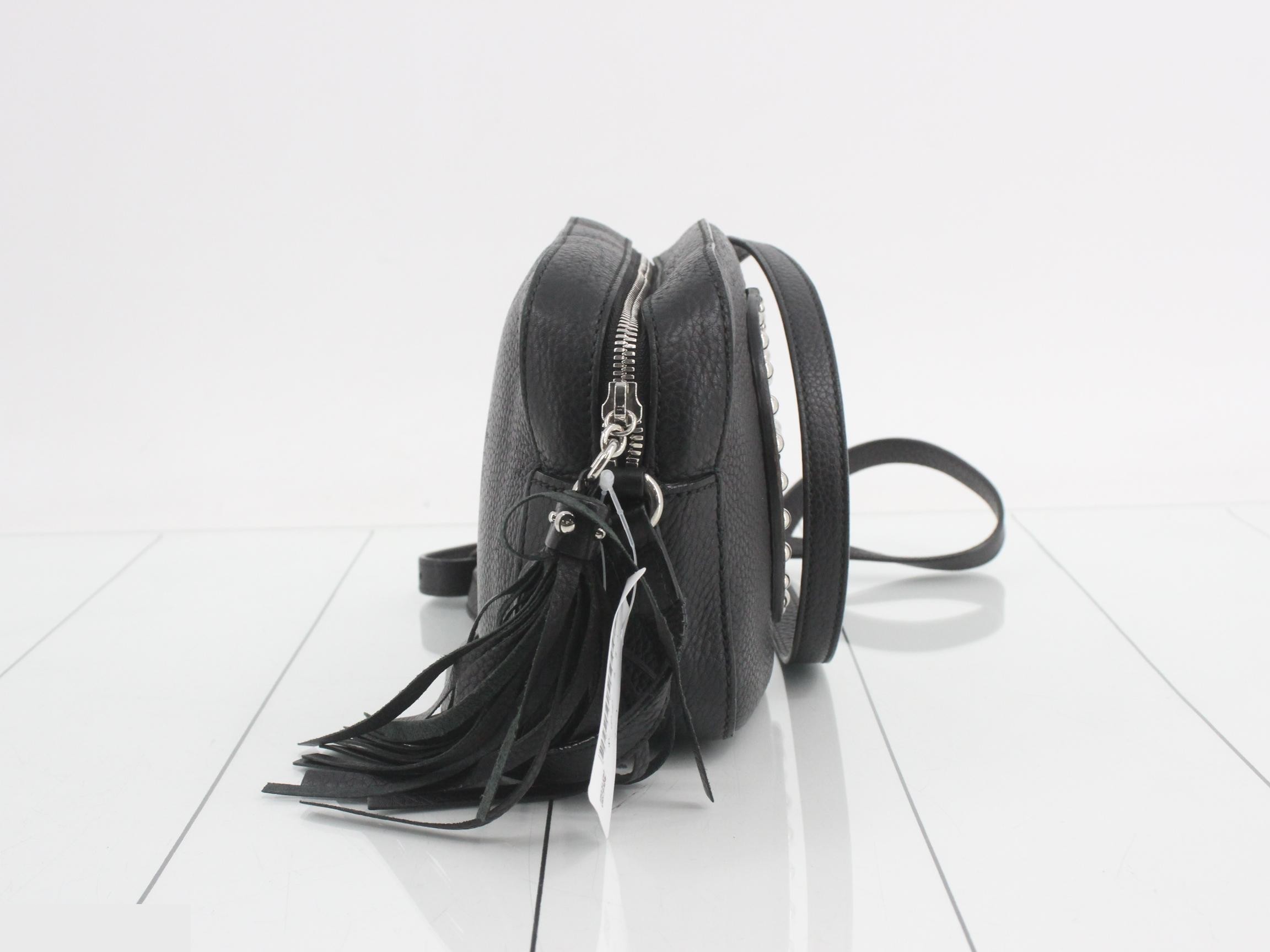 Studded Leather Disco Bag — view 4