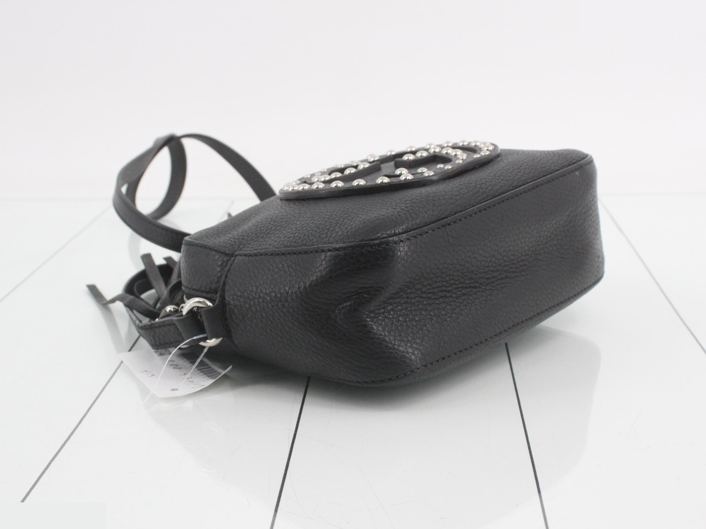 Studded Leather Disco Bag — view 5
