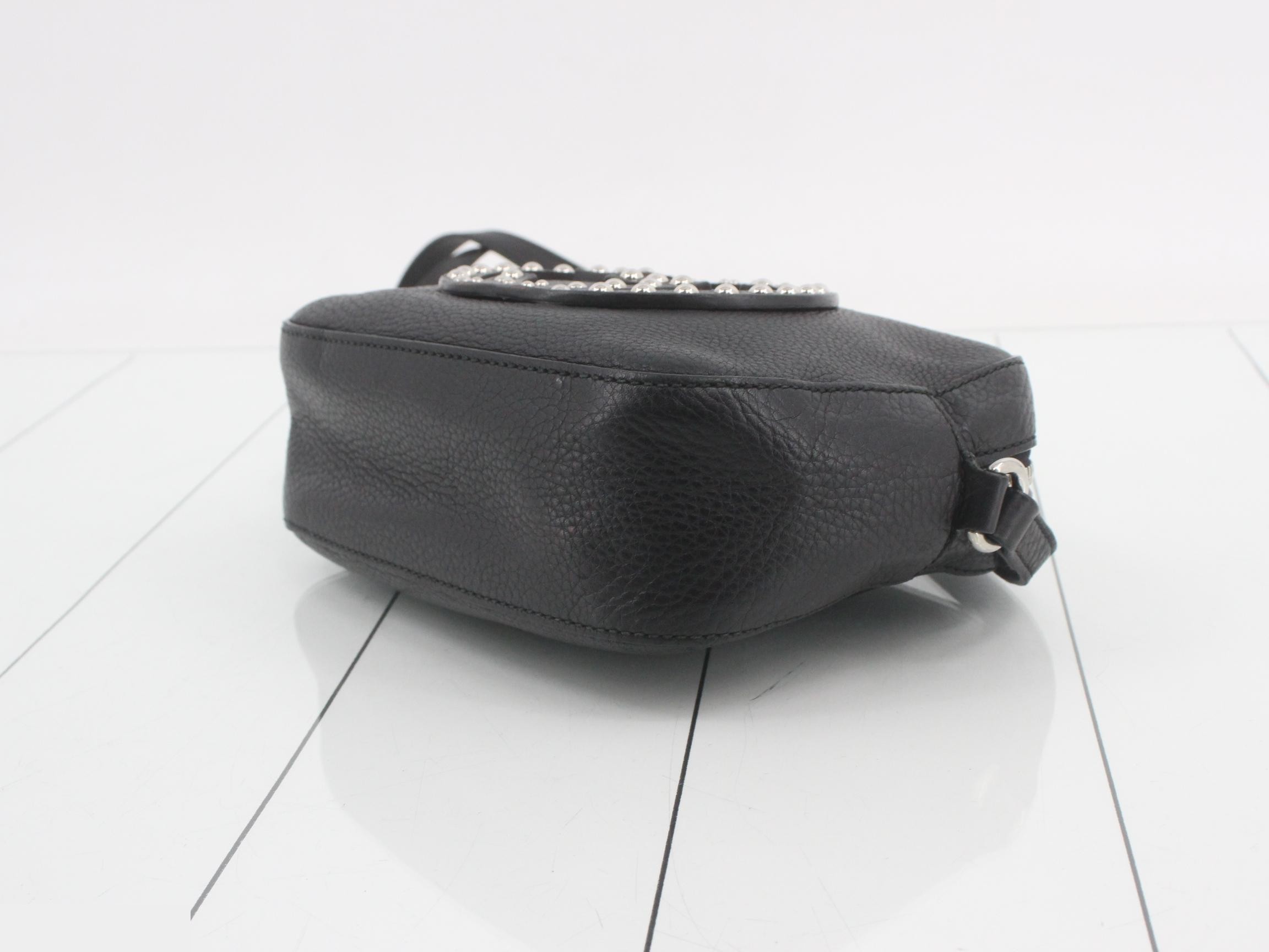 Studded Leather Disco Bag — view 6