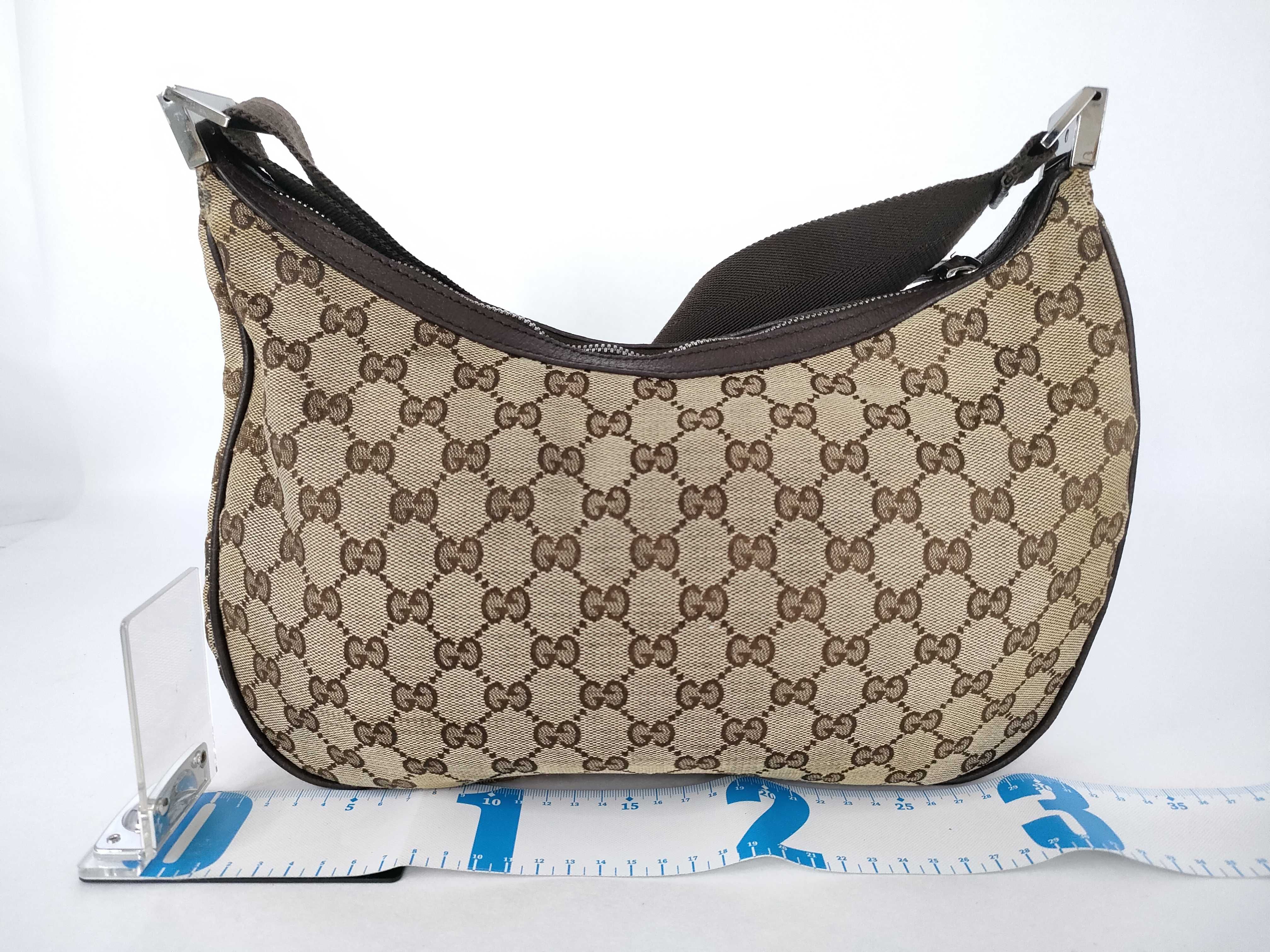 GG Canvas Shoulder Bag Half Moon Canvas Shoulder Bag — view 2