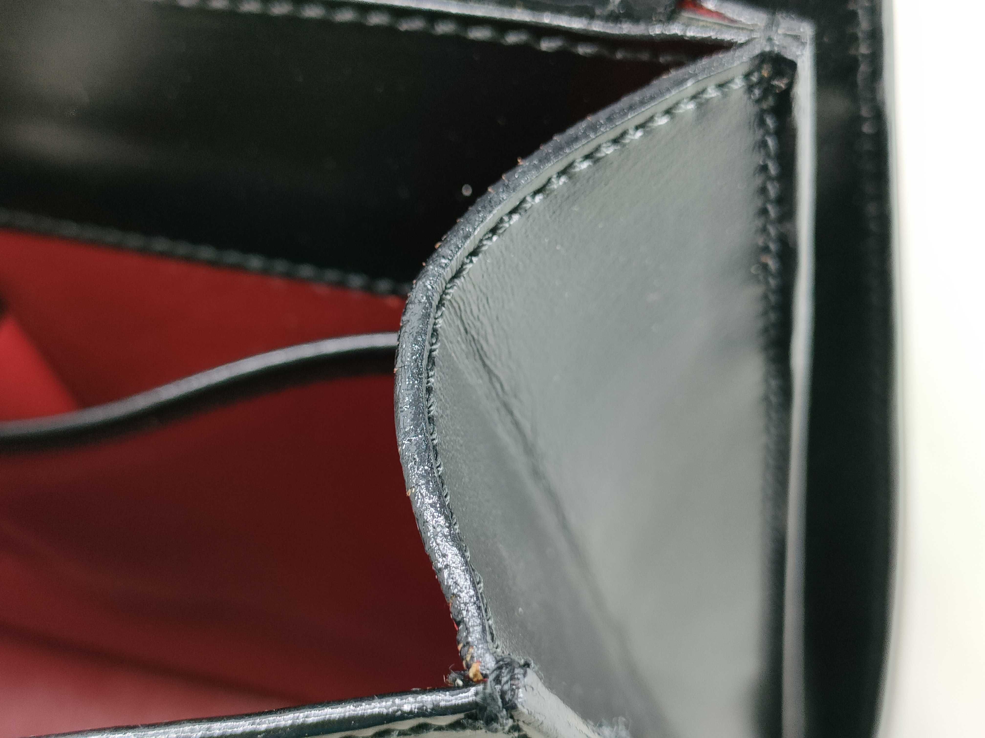 Gancini Leather Handbag — view 14