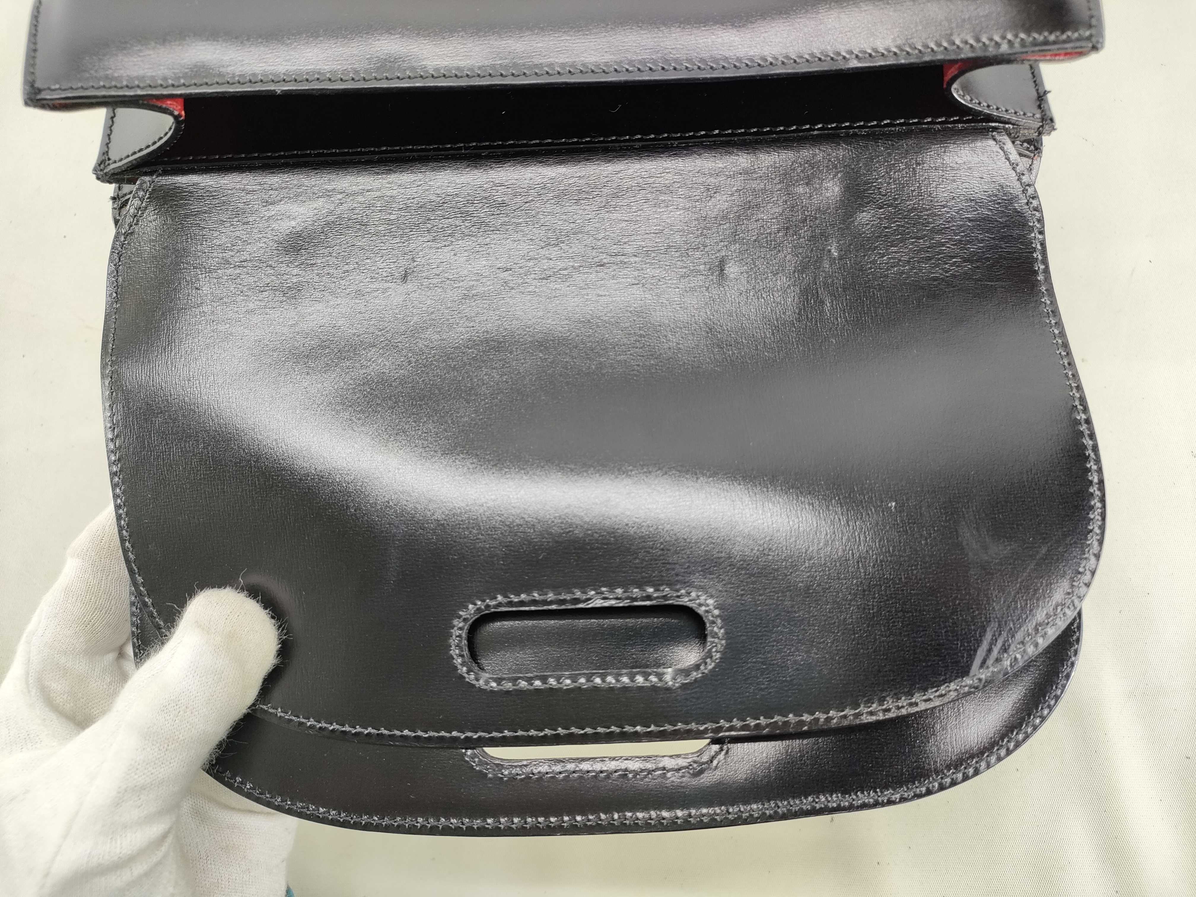 Gancini Leather Handbag — view 7