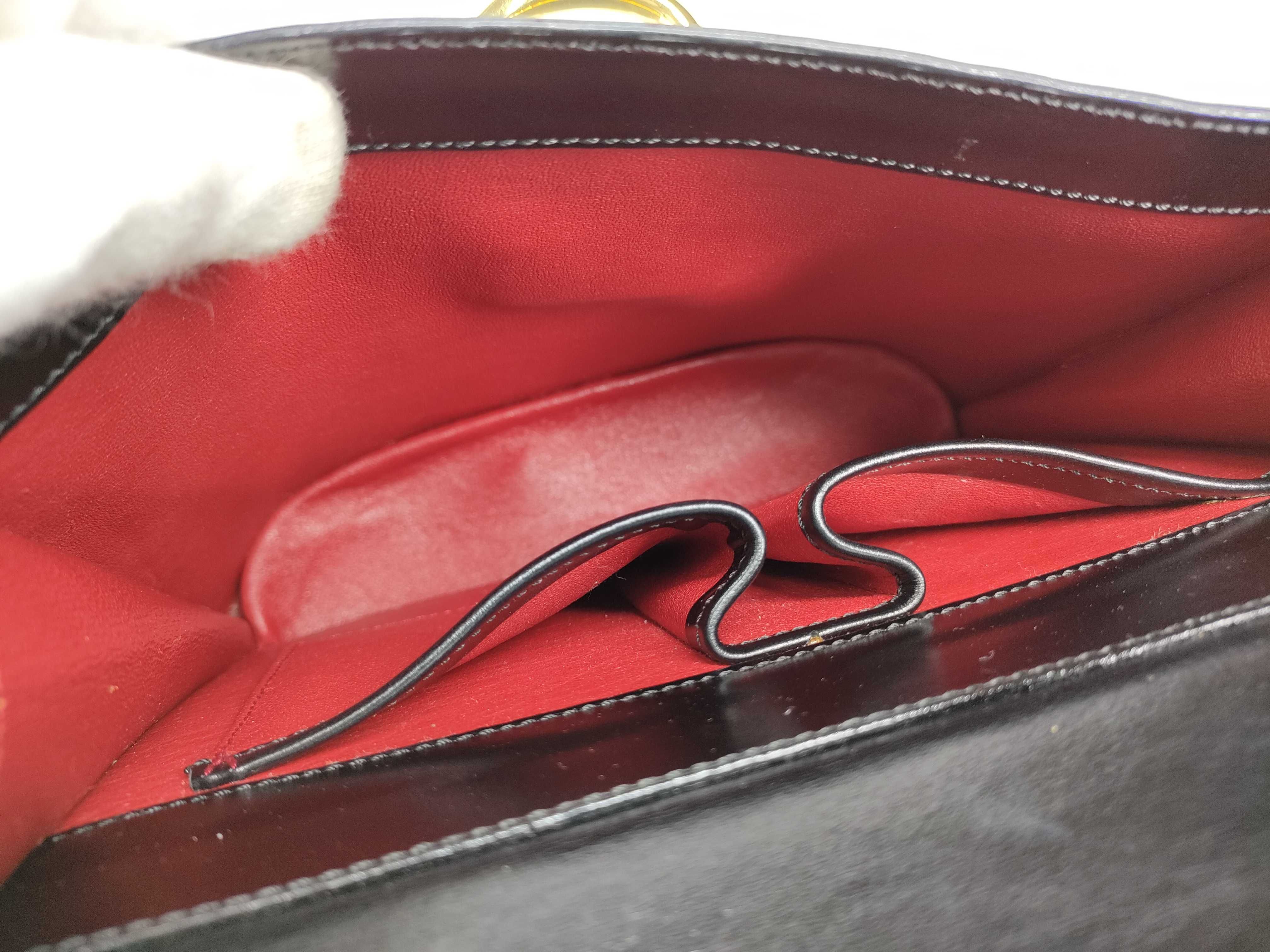 Gancini Leather Handbag — view 8