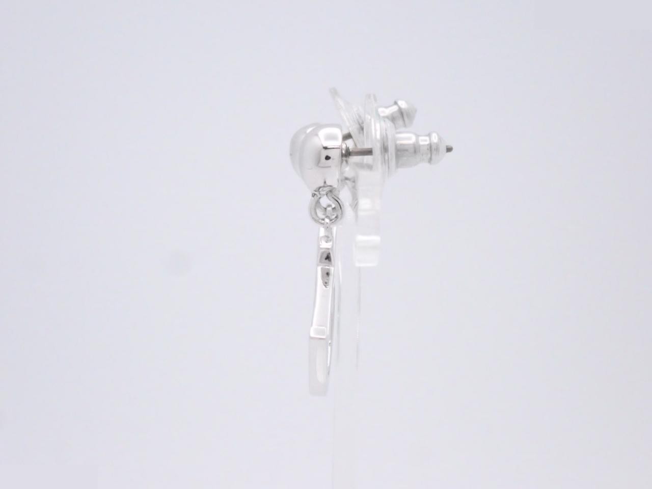 CD logo earrings — view 3