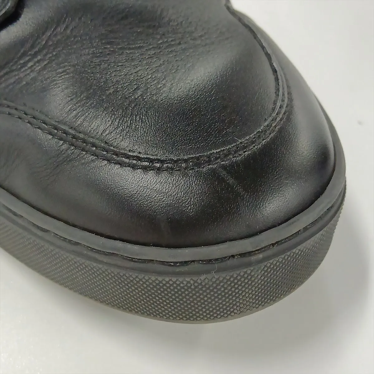 2017 Leather High-Top Sneakers, Size 9, Men's, Black x Gray, MS0127, Damier Pattern, — view 10