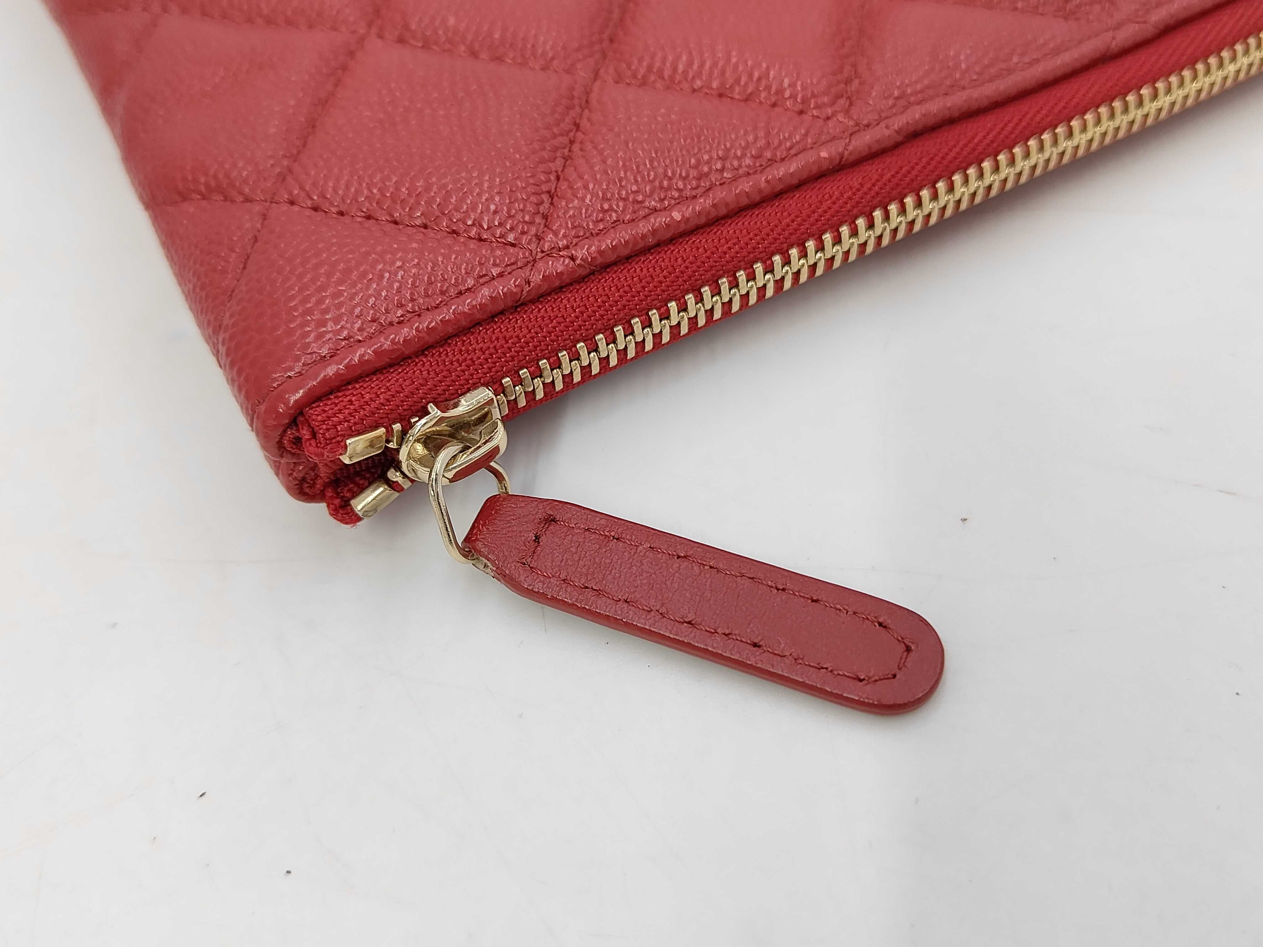 Caviar Skin Matelassé Clutch Bag — view 5