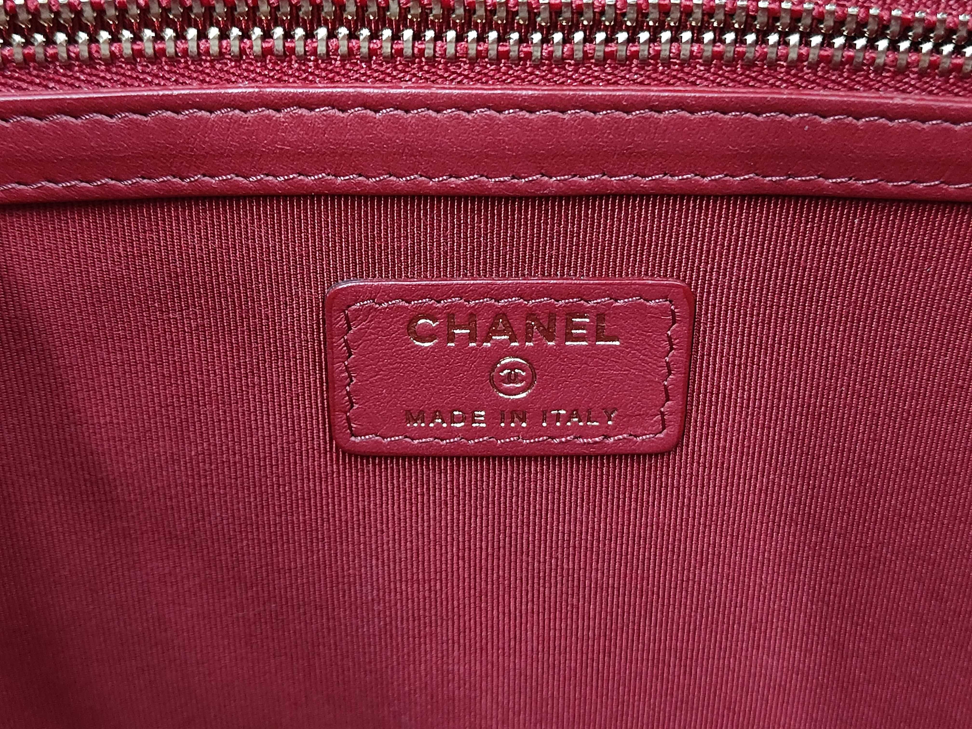 Caviar Skin Matelassé Clutch Bag — view 7