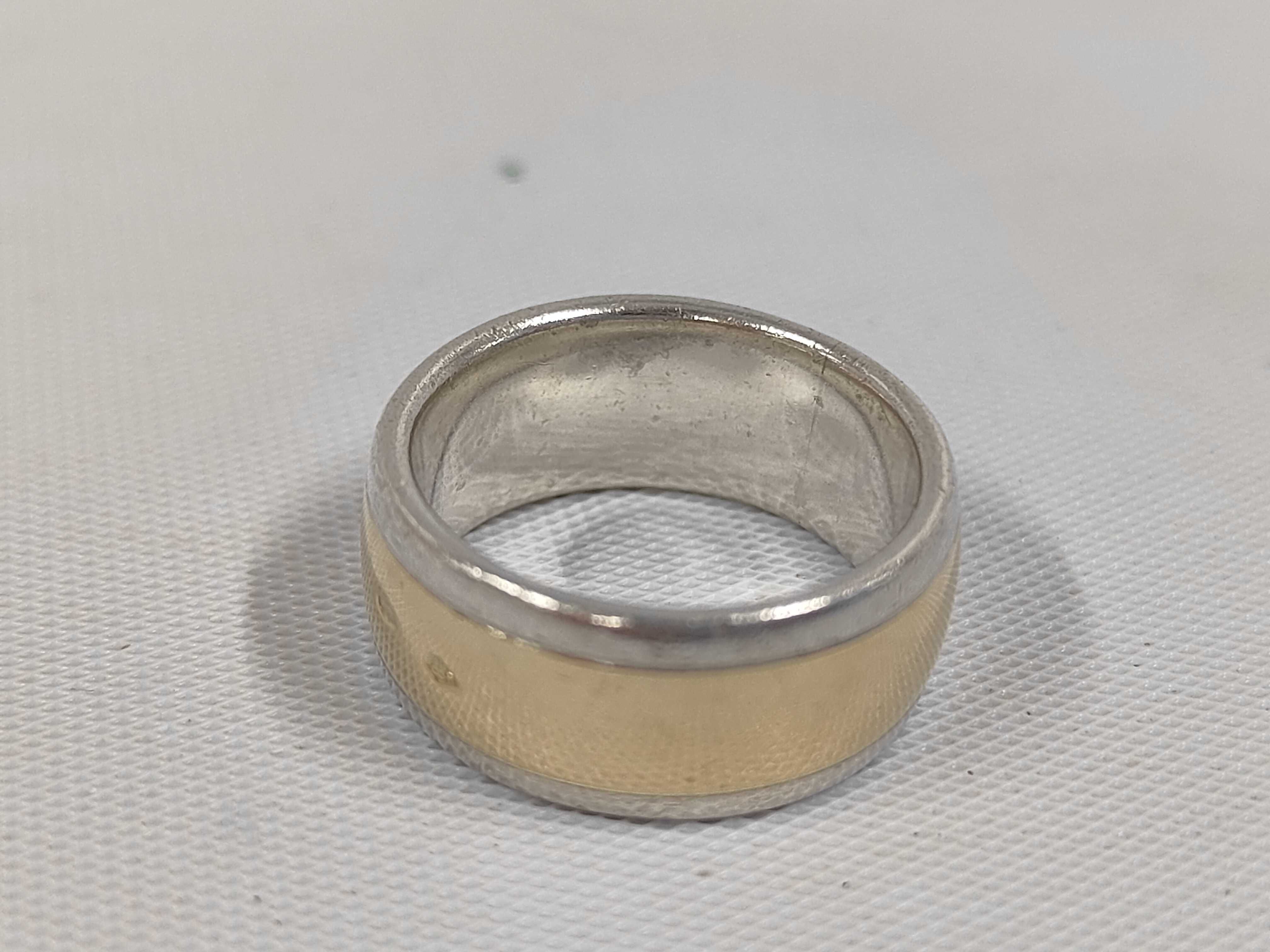 H-logo combination ring, size 50. — view 3