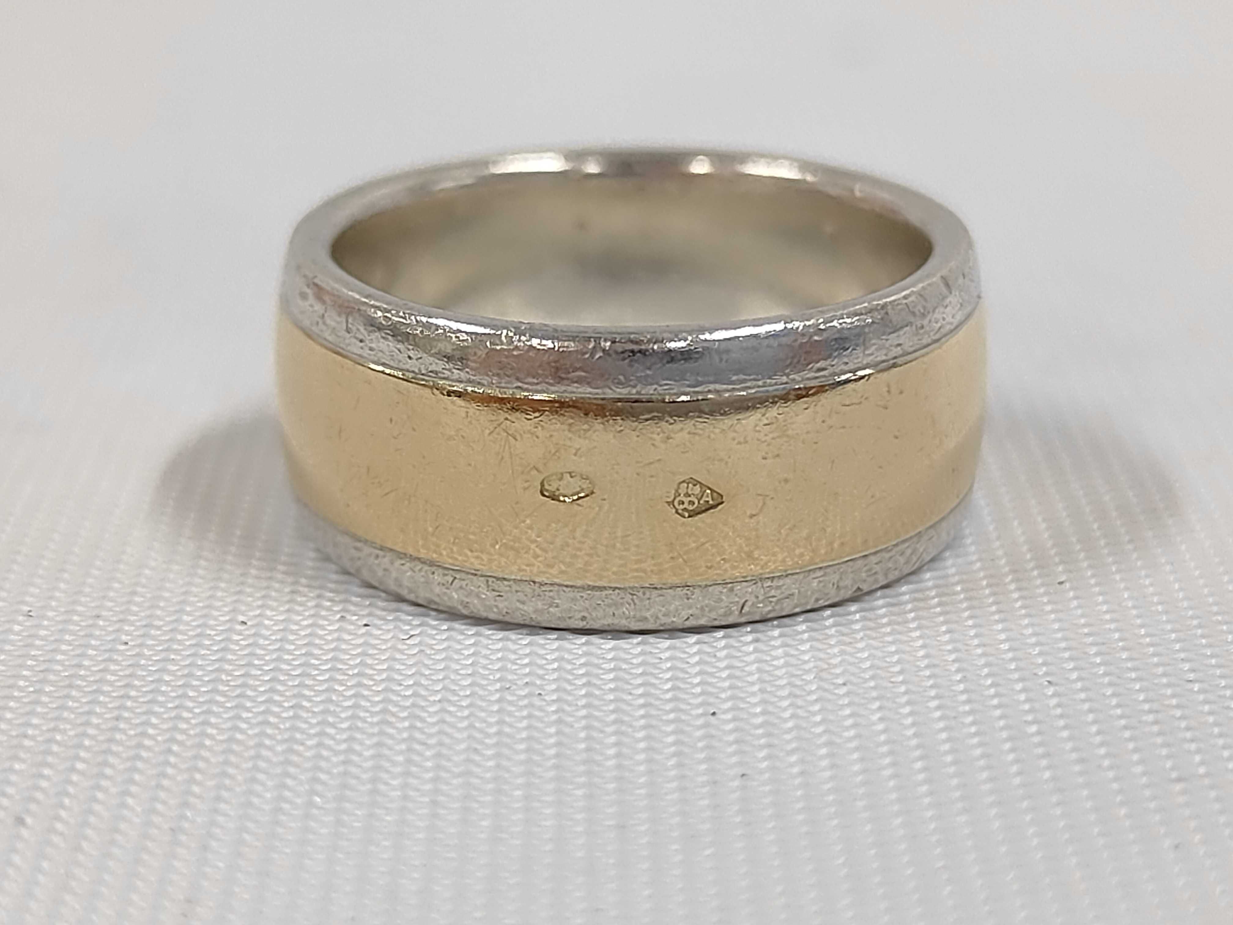 H-logo combination ring, size 50. — view 4