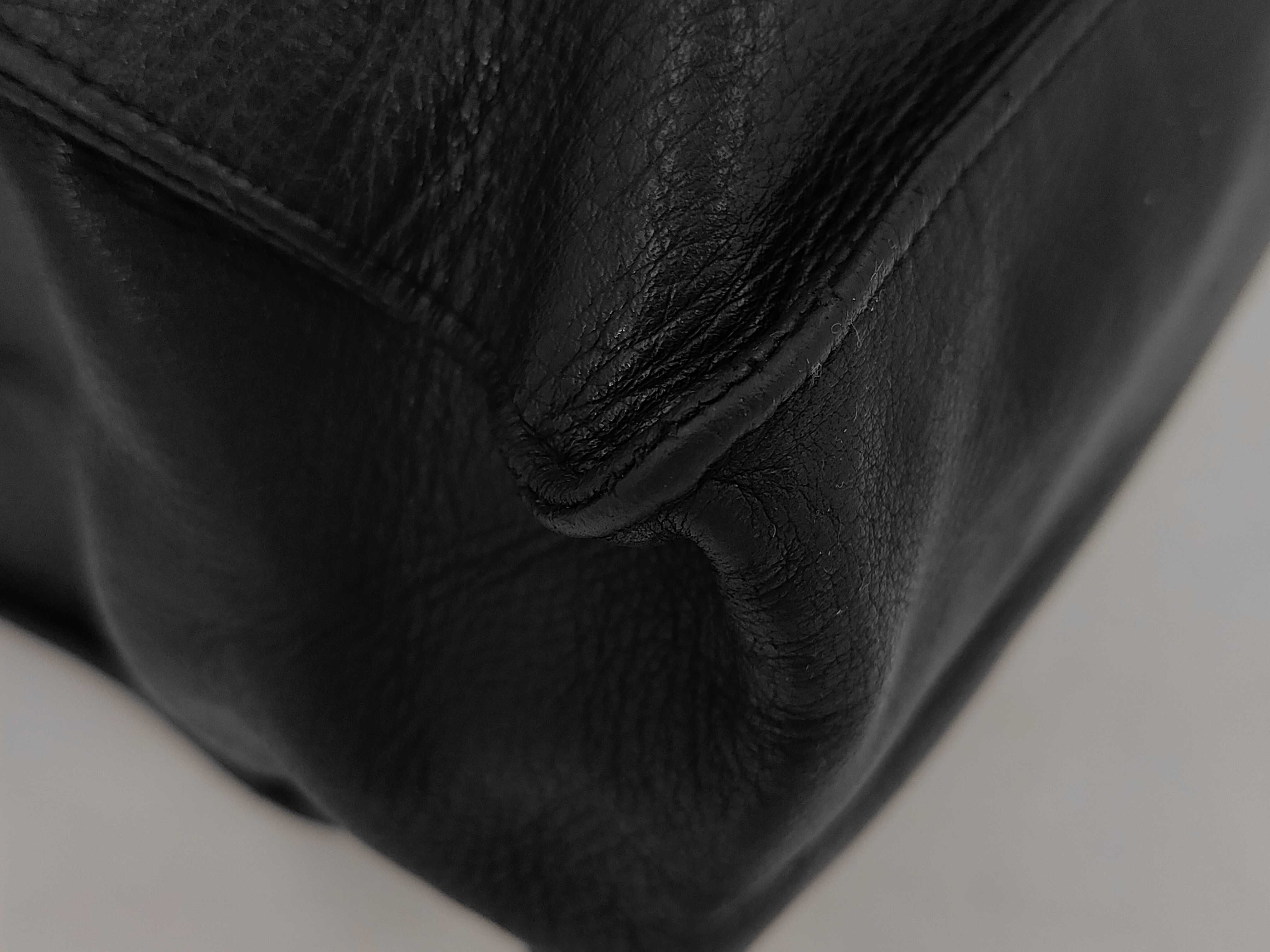 Lambskin Large Coco Gold Hardware Black Chain Tote Bag — view 3