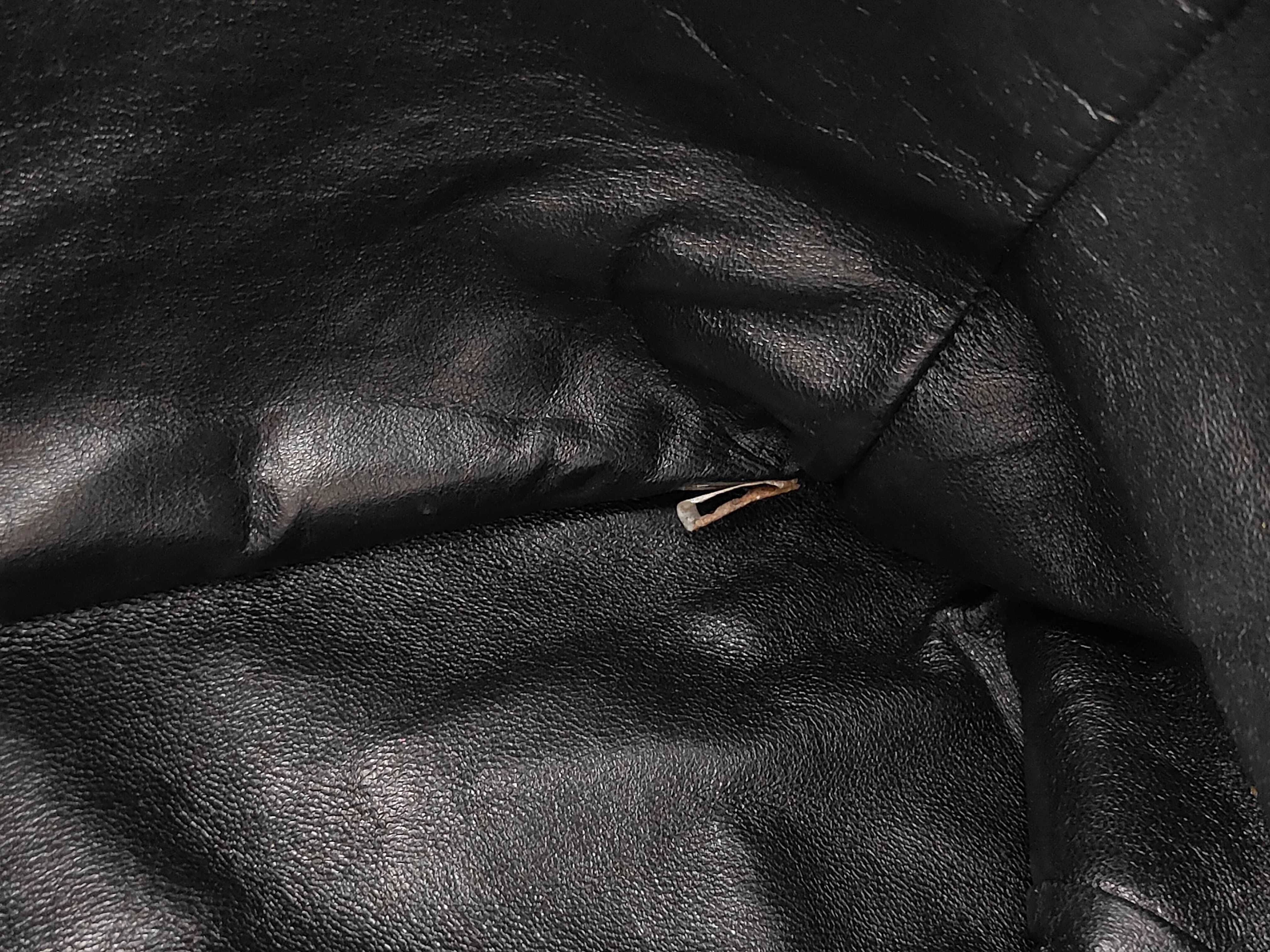 Lambskin Large Coco Gold Hardware Black Chain Tote Bag — view 9