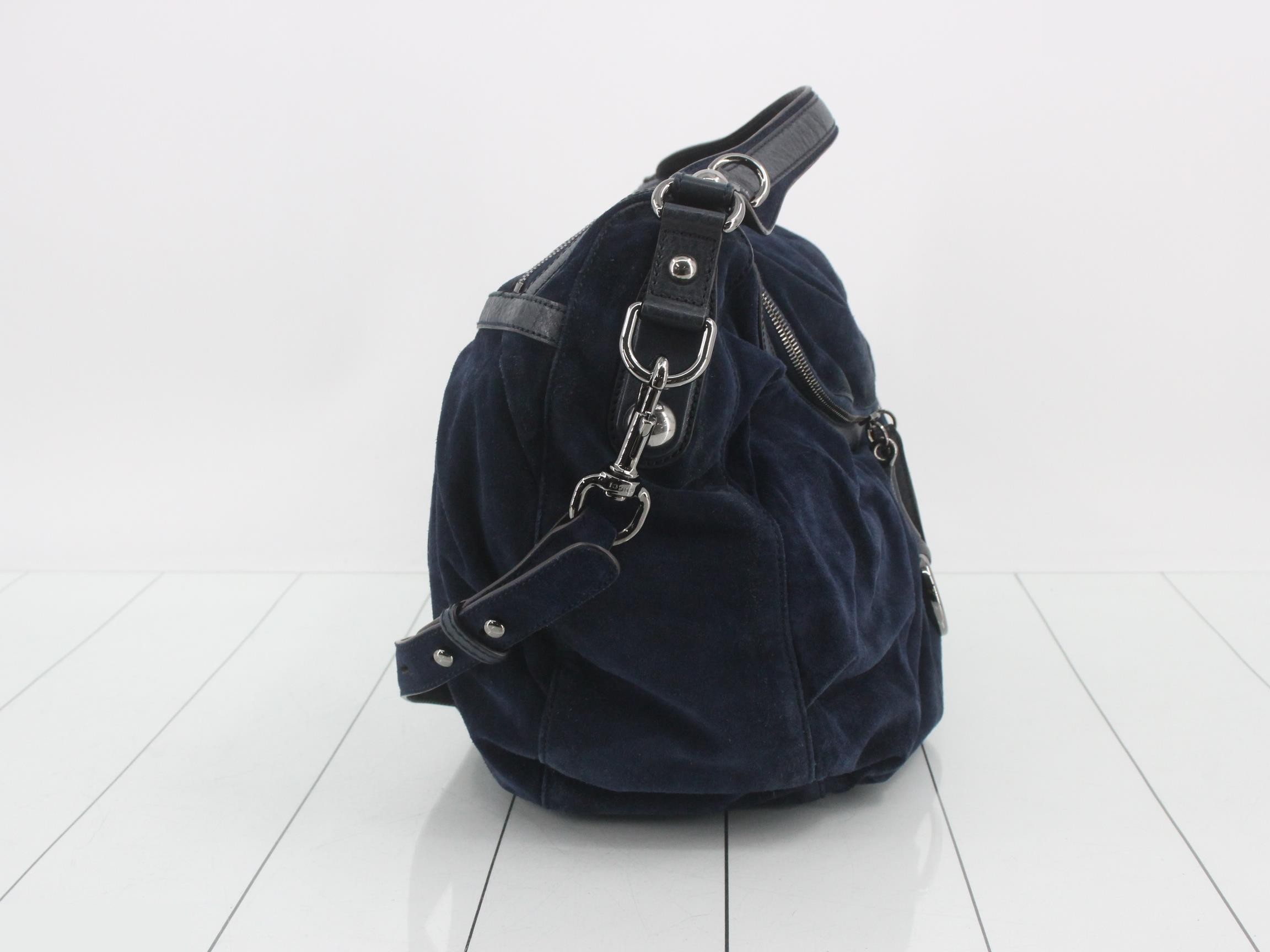Horsebit Icon Bit Suede Shoulder Bag — view 4