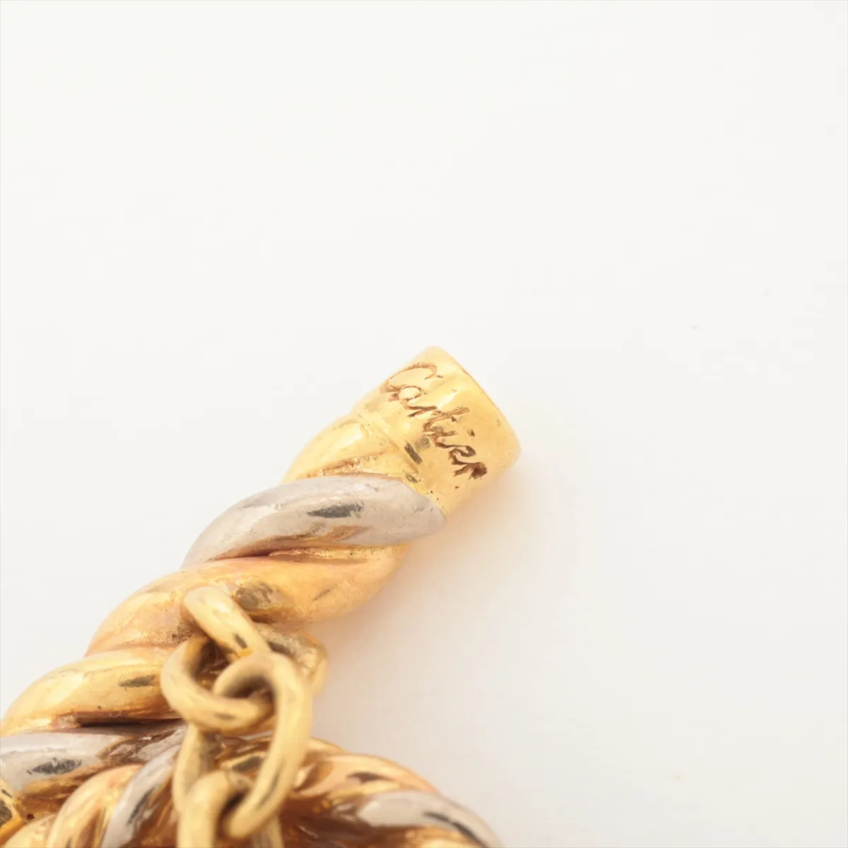 diamond cufflinks, 750 (yellow gold x rose gold x white gold), 9.8g, item number 727051. — view 3