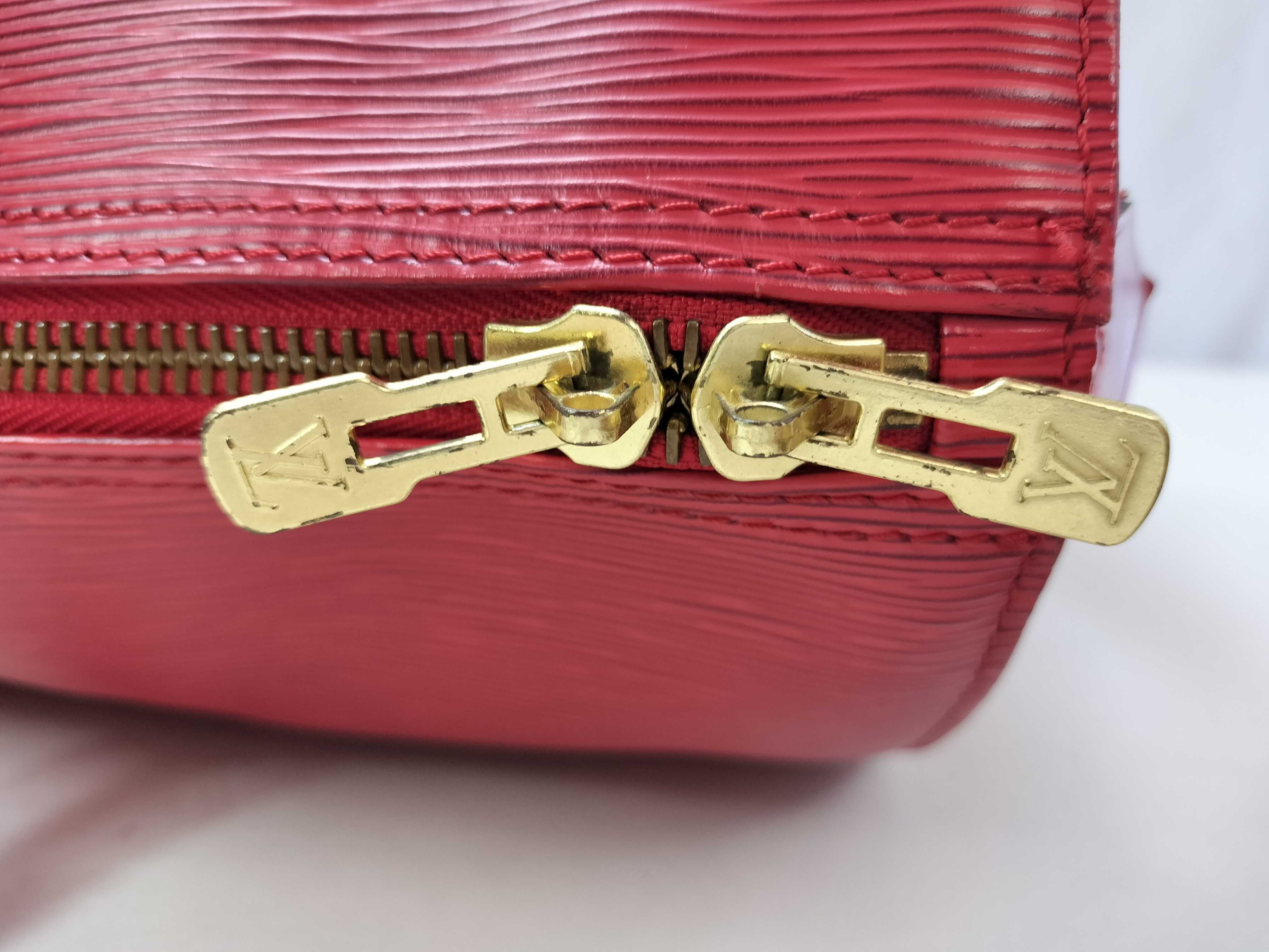 Epi Keepall 50 Boston Bag Handbag Epi Castilian Red M42967 Boston Bag — view 12