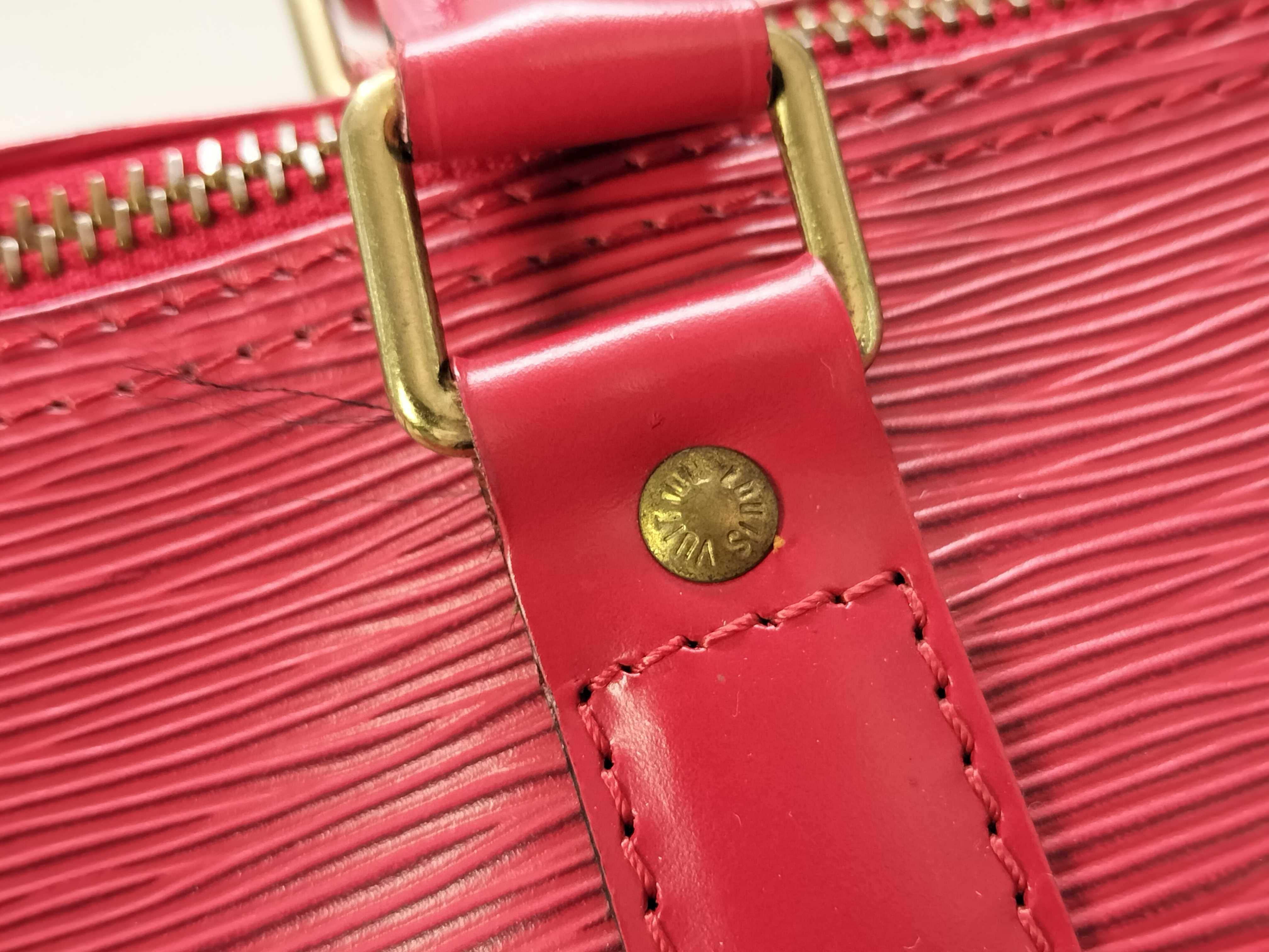 Epi Keepall 50 Boston Bag Handbag Epi Castilian Red M42967 Boston Bag — view 14
