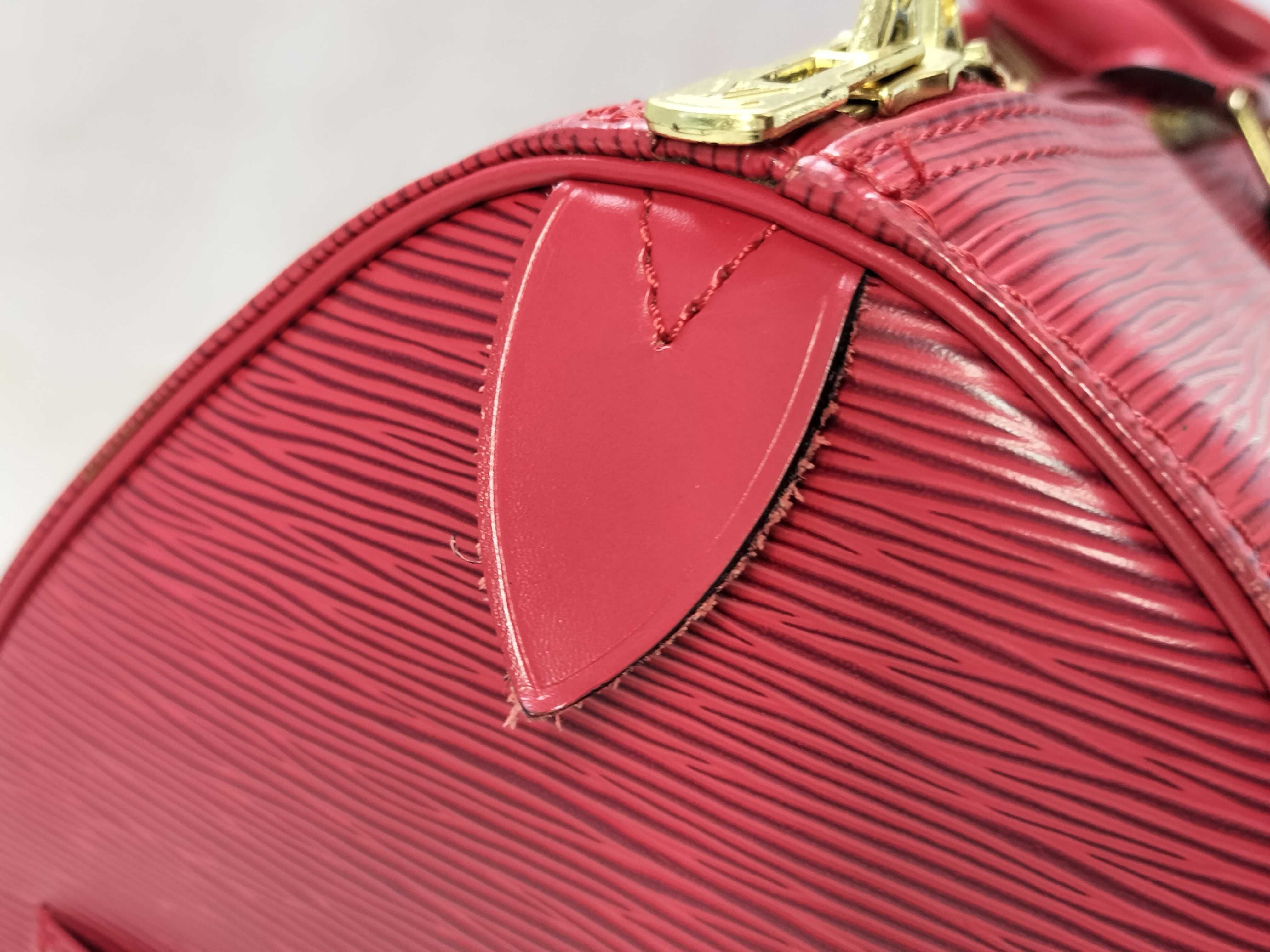 Epi Keepall 50 Boston Bag Handbag Epi Castilian Red M42967 Boston Bag — view 15