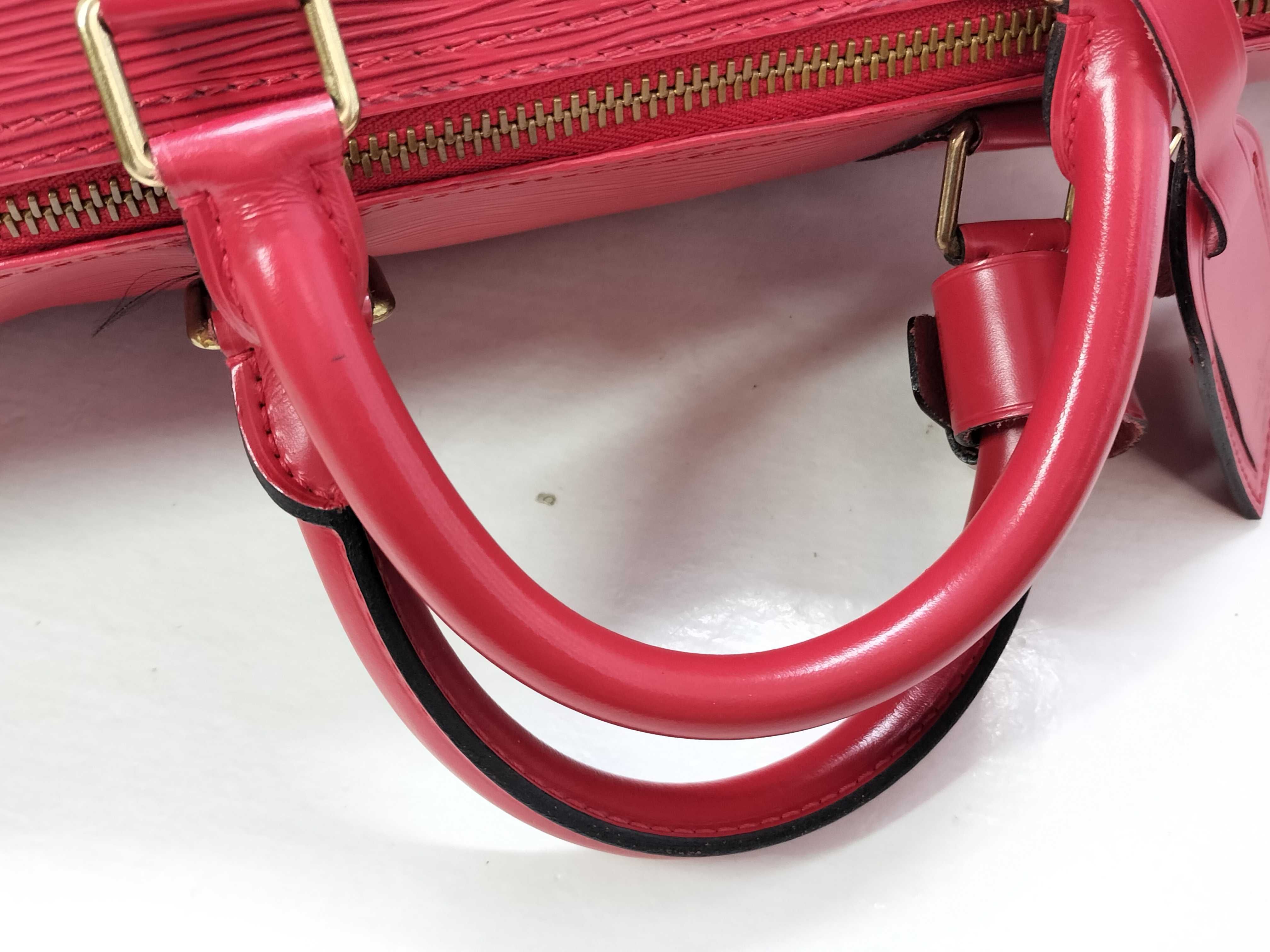 Epi Keepall 50 Boston Bag Handbag Epi Castilian Red M42967 Boston Bag — view 3