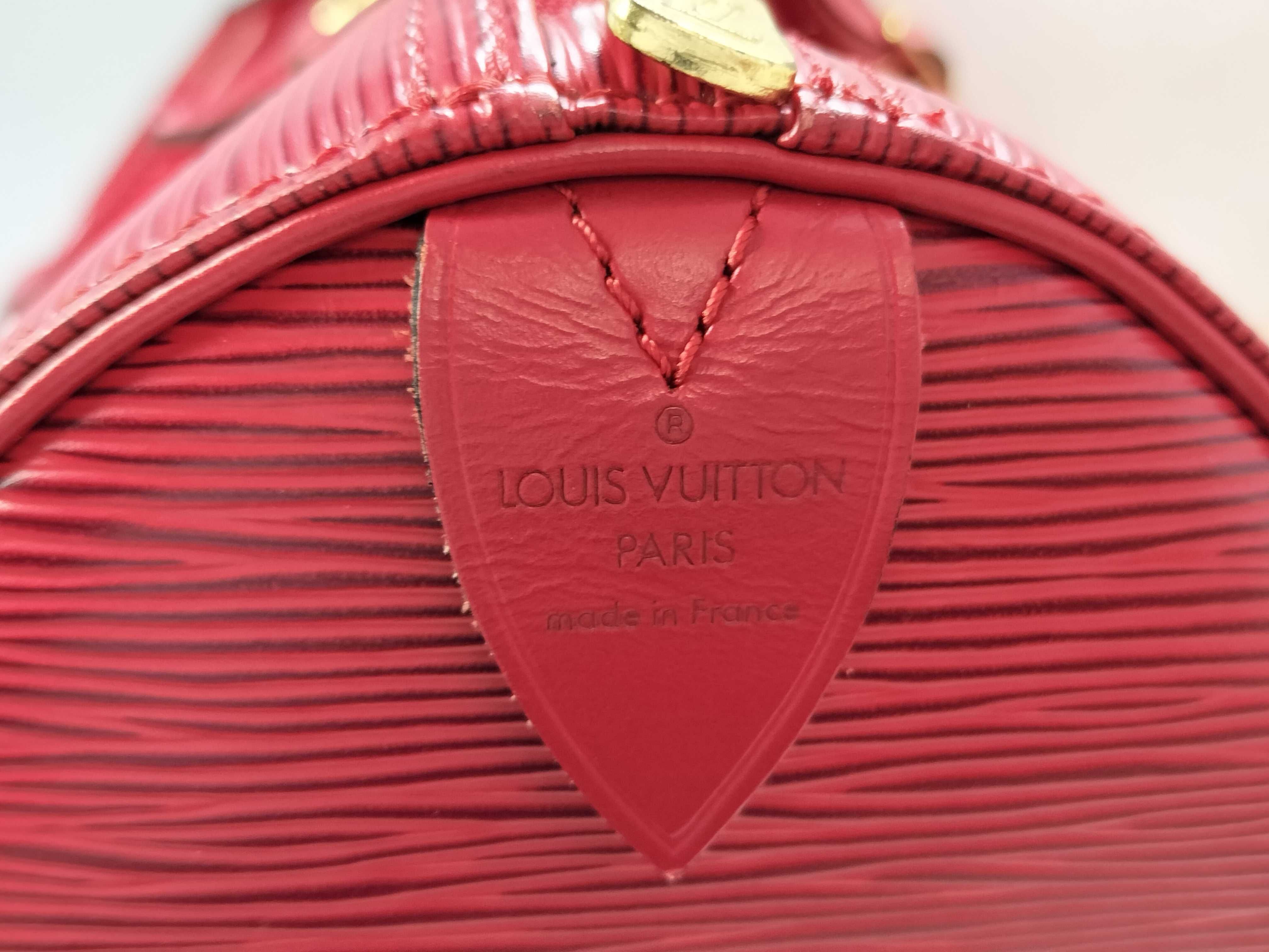Epi Keepall 50 Boston Bag Handbag Epi Castilian Red M42967 Boston Bag — view 9