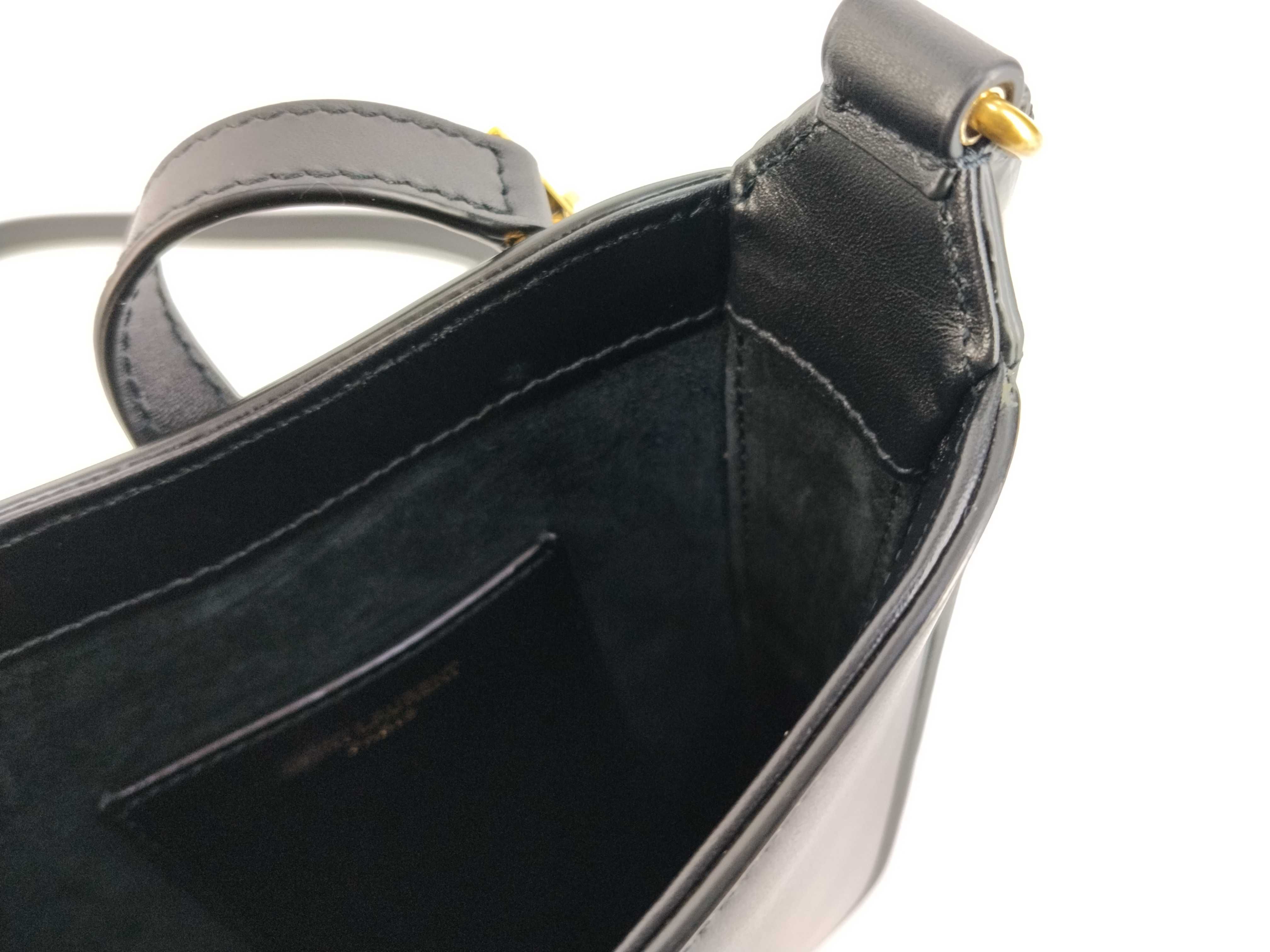 Suncassette Mini Vertical Leather Shoulder Bag — view 13