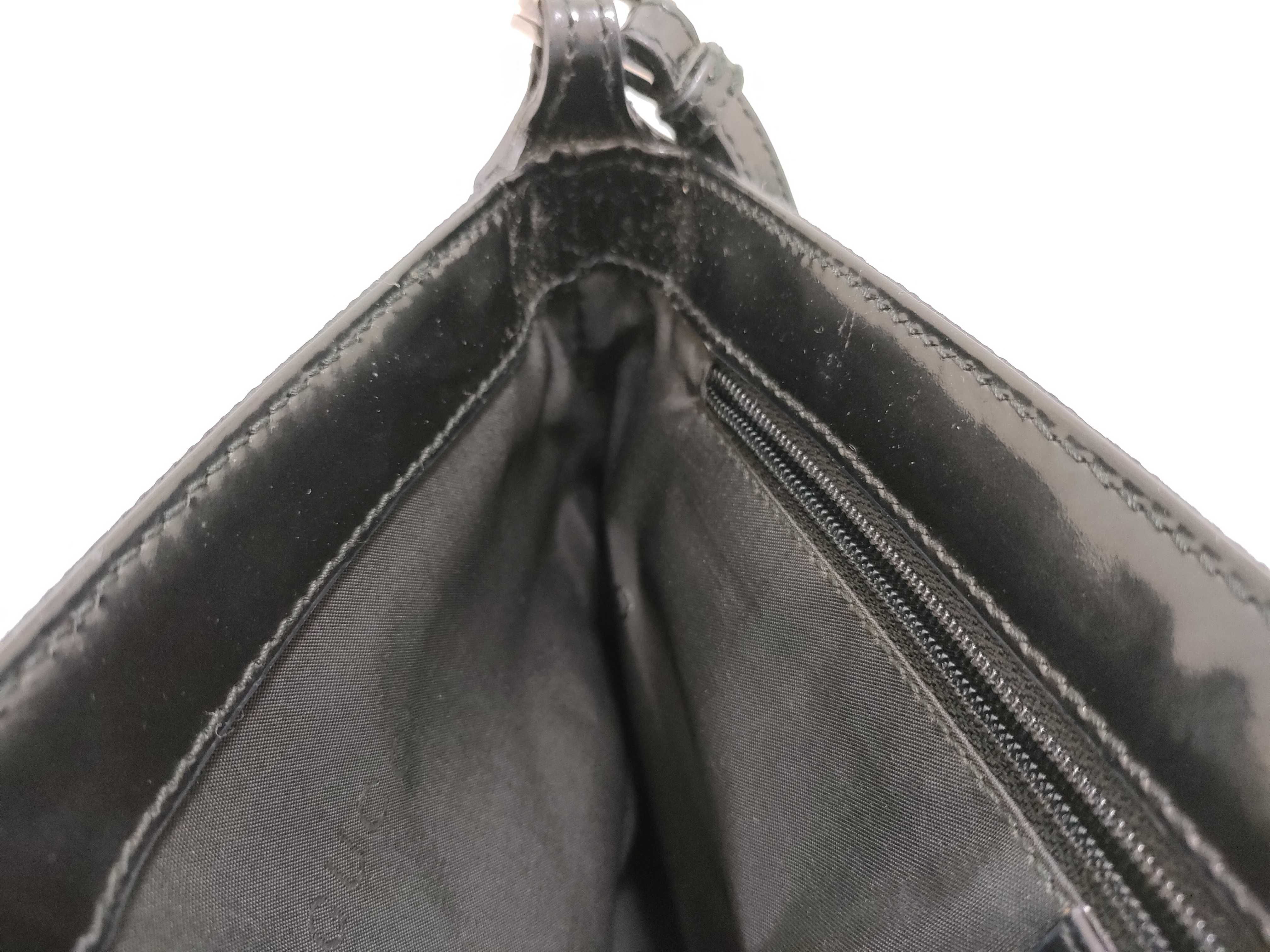 GG Canvas One-Shoulder Bag 001.3823 - Black Leather Shoulder Bag — view 9