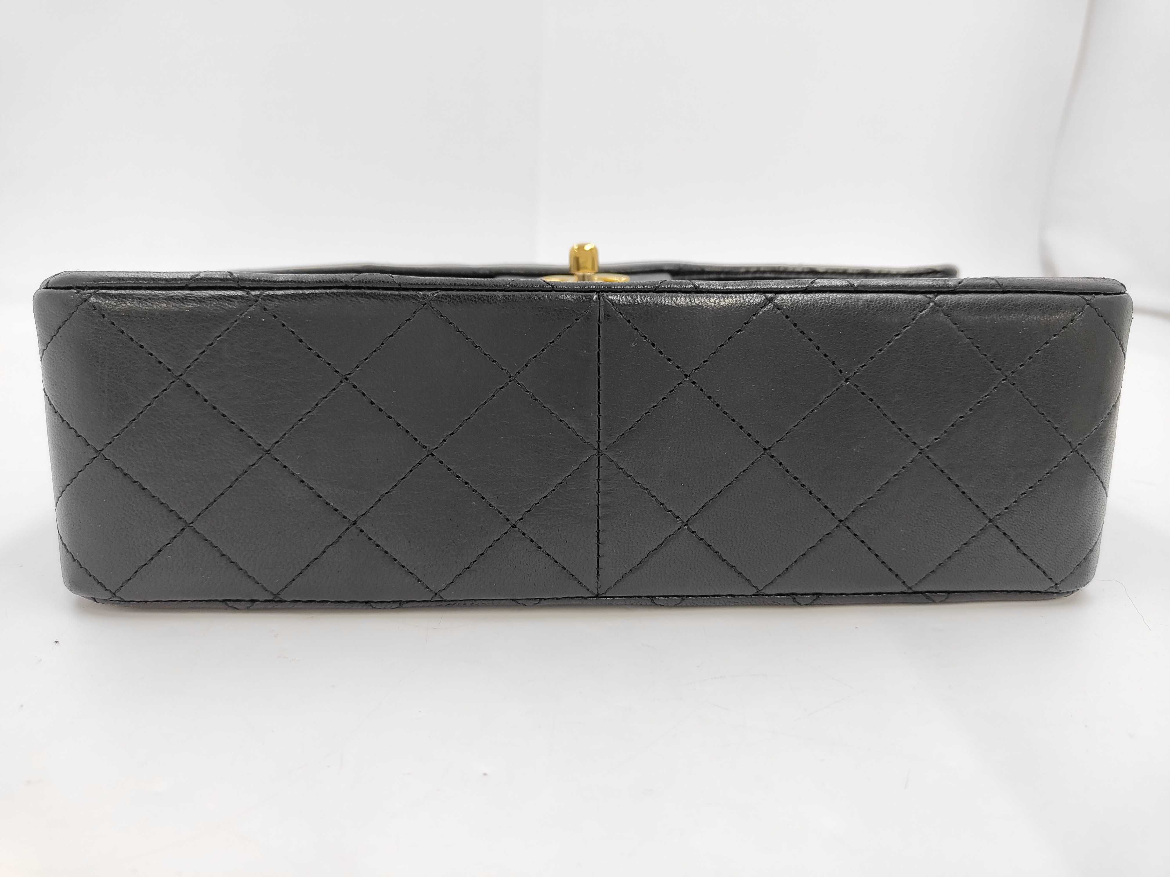 Matelassé 25 Double Flap Double Chain Lambskin Shoulder Bag — view 6