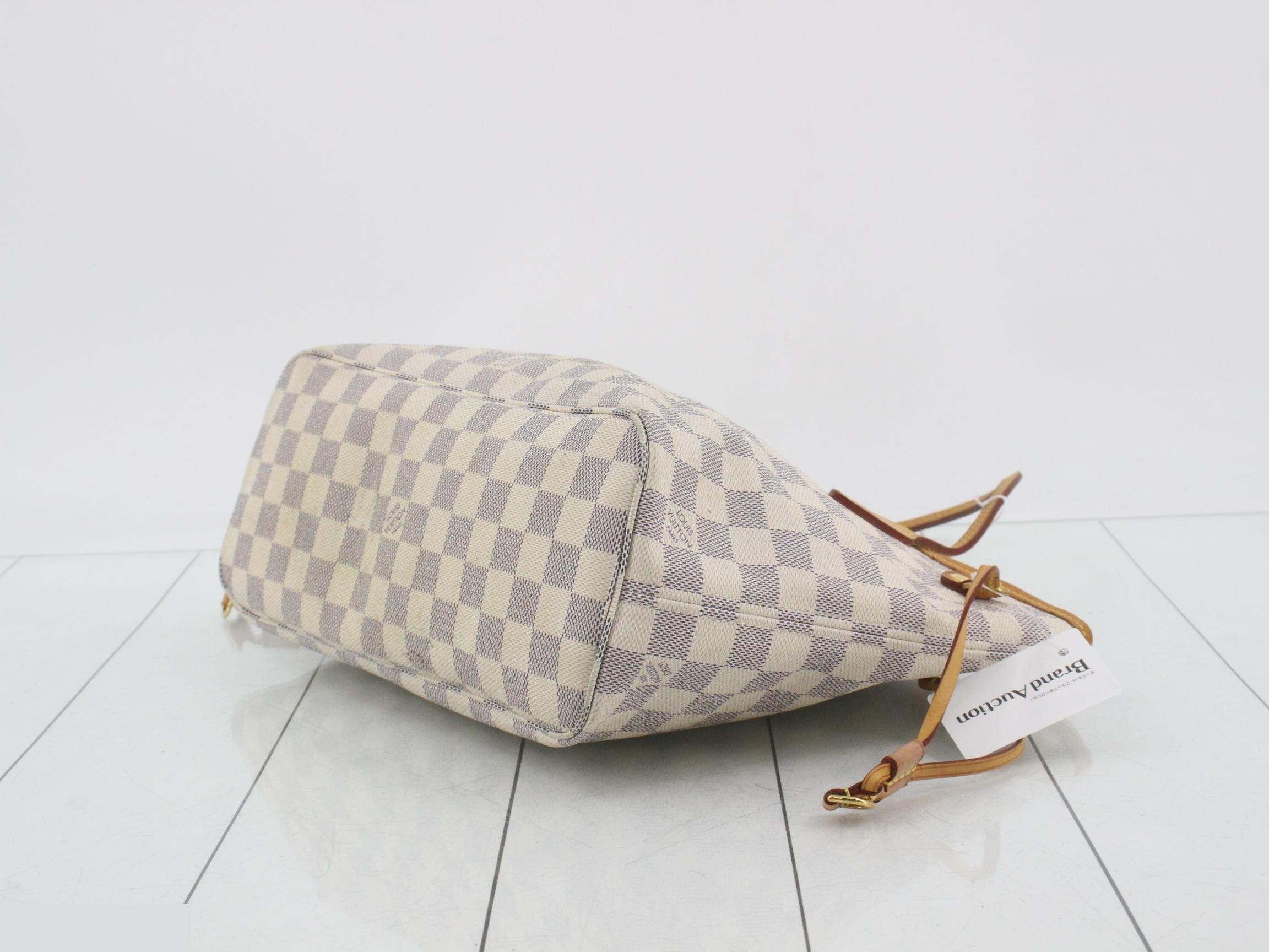 Damier Azur Neverfull MM Tote Bag — view 6